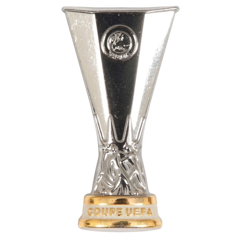 UEFA Europa League Unisex_Adult UEFA EL PIN Cup 2D, Silver, 3,2cm