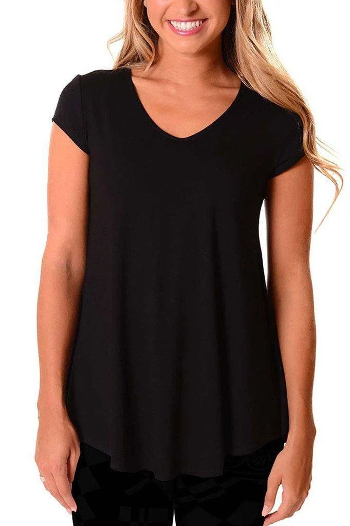 Micosuza Womens Rash Guard Swim Shirt UV Sun Protection Short Sleeve Swimwear Dress Top Black Large