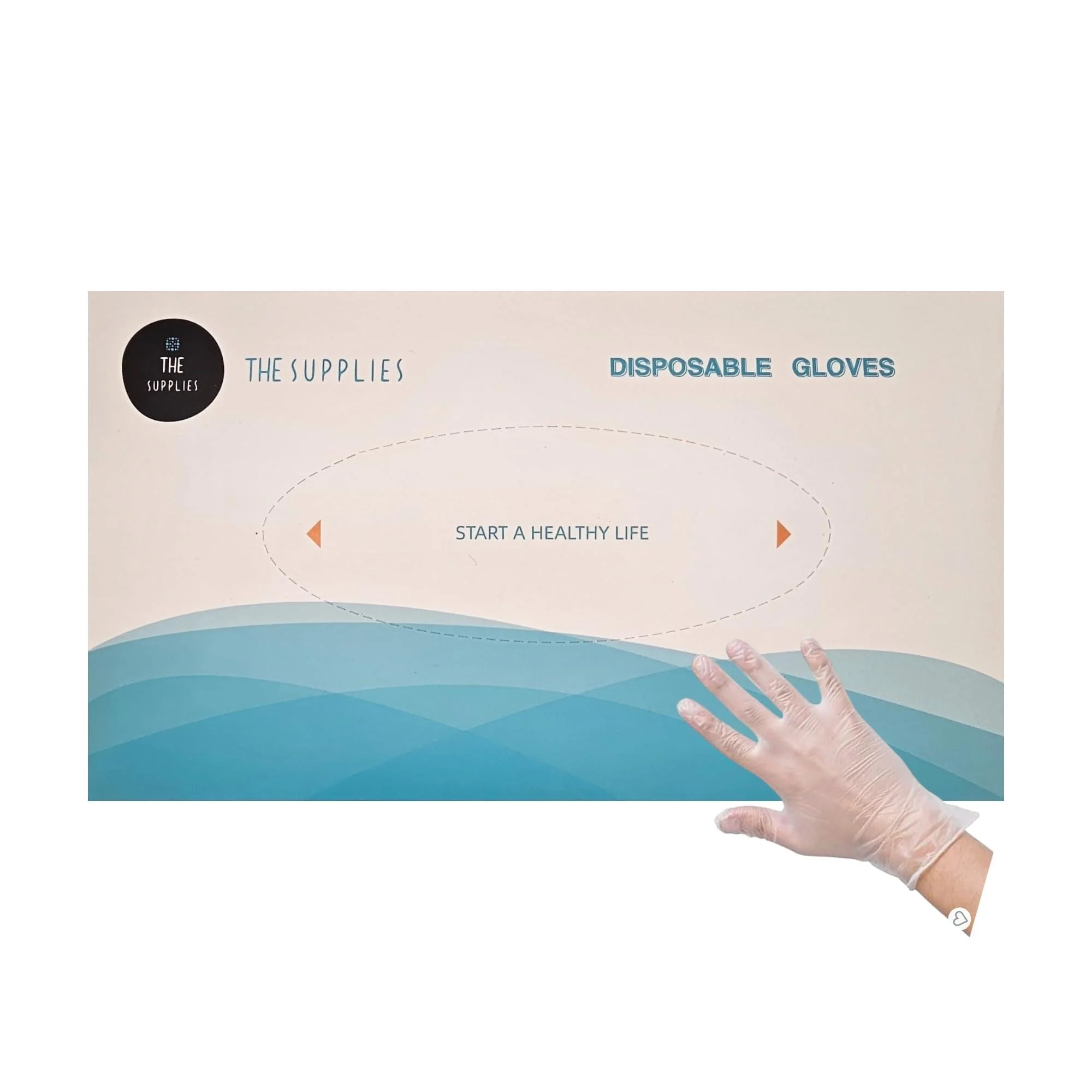 Clear Disposable Vinyl Gloves PowderFree Latex-Free Non-Sterile Food Safe Allergy Free 4.5 Mil.100 Count Medium