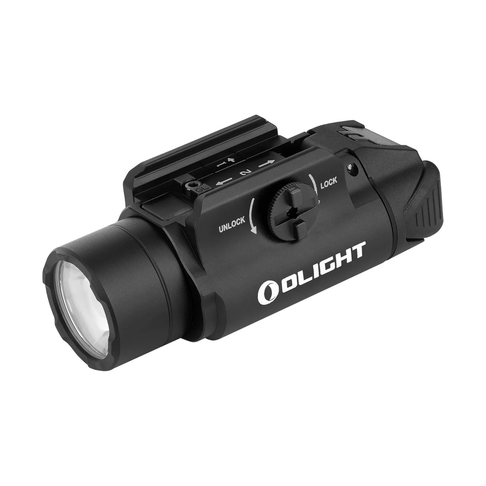 OLIGHT PL-3 Valkyrie 1300 Lumens LED Compact Weaponlight Rail-Mounted Tactical Light with Rail Locating Keys for 1913 Picatinny, GL Style, Black