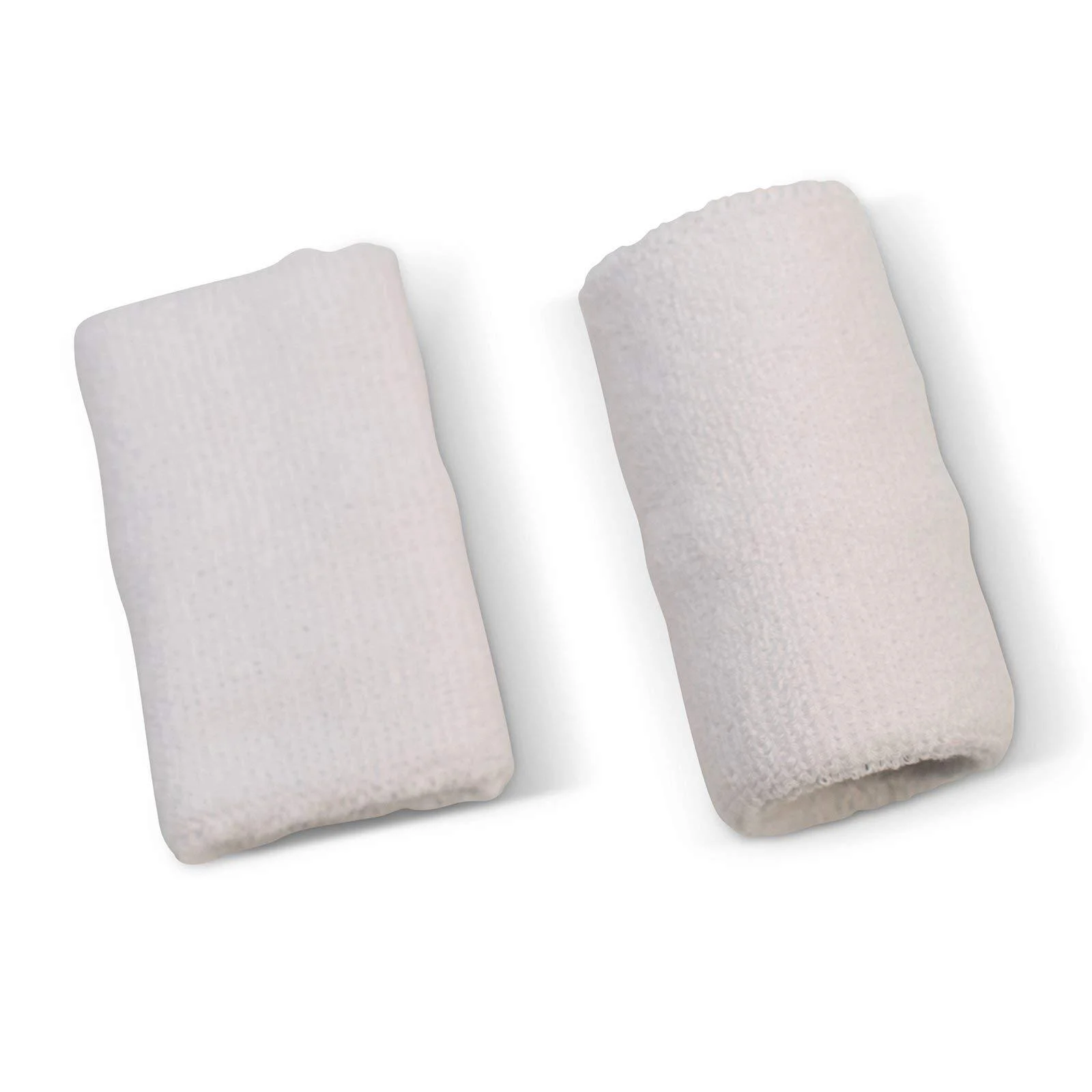 US Glove Sweat Bands for Wrists, Sports Wristbands for Men & Women, Athletic Hand Bands for Tennis, Gymnastics, Basketball, Volleyball, Baseball, Football or Gym Sport, 2-pc Cotton Arm Sweatbands 4.5" 4.5 inch White