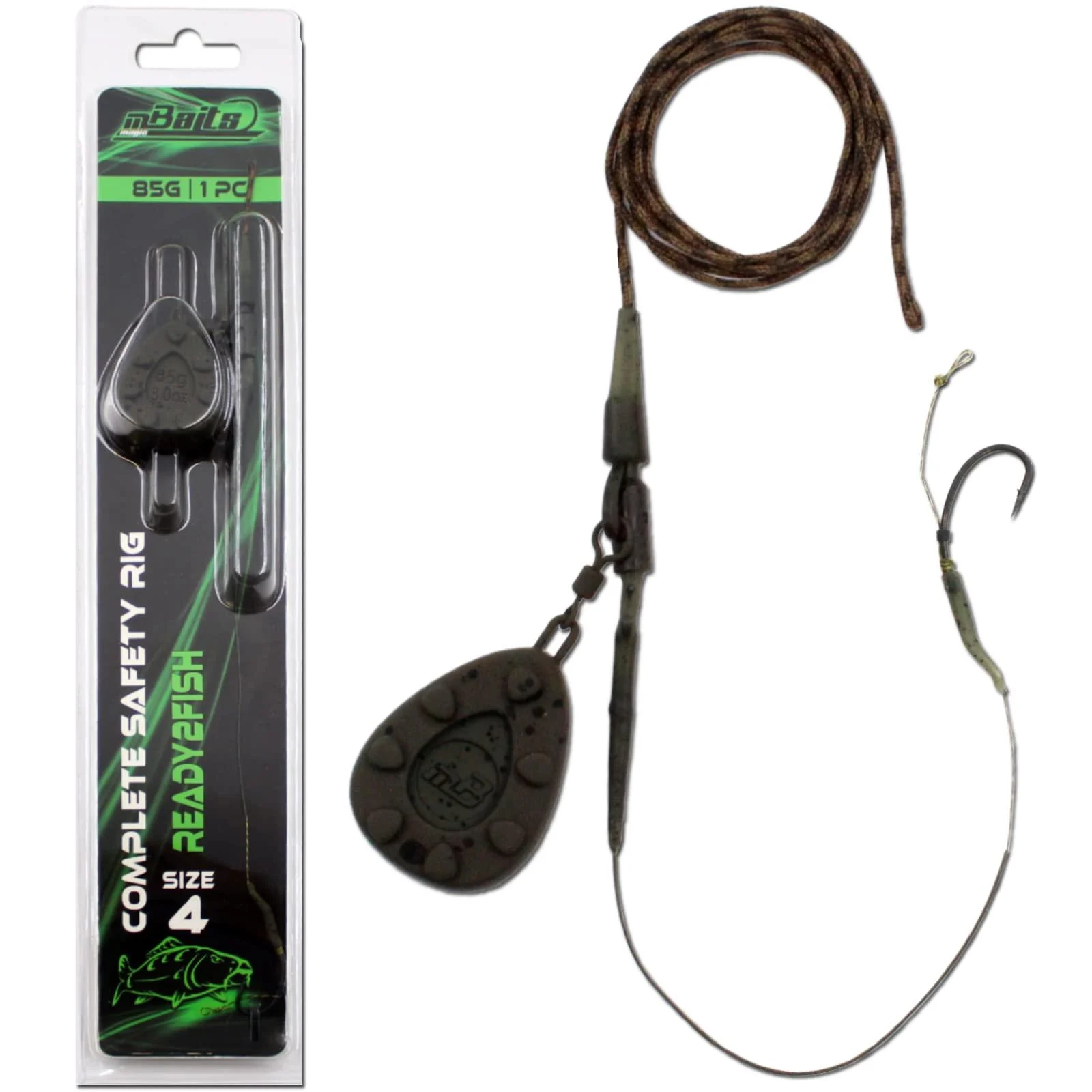 Angel-Berger Magic Baits Ready2Fish Complete Safety Rig Carp Mounting Carptackle