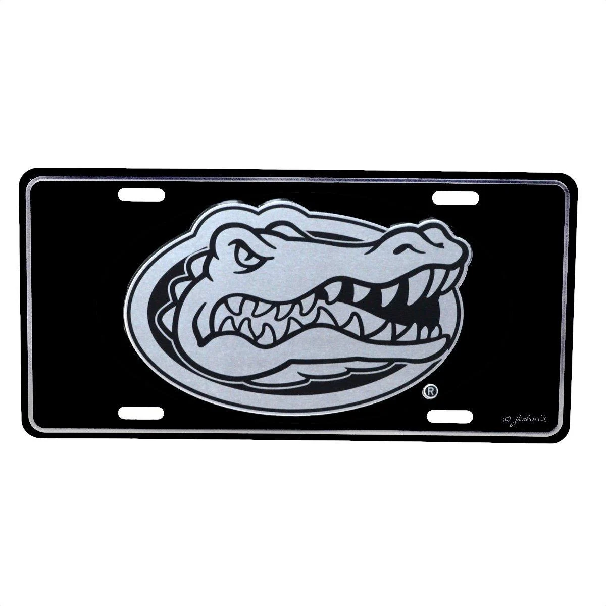 TG,LLC Treasure Gurus University of Florida Gators Black Mirrored License Plate - TIME-CAP LABS