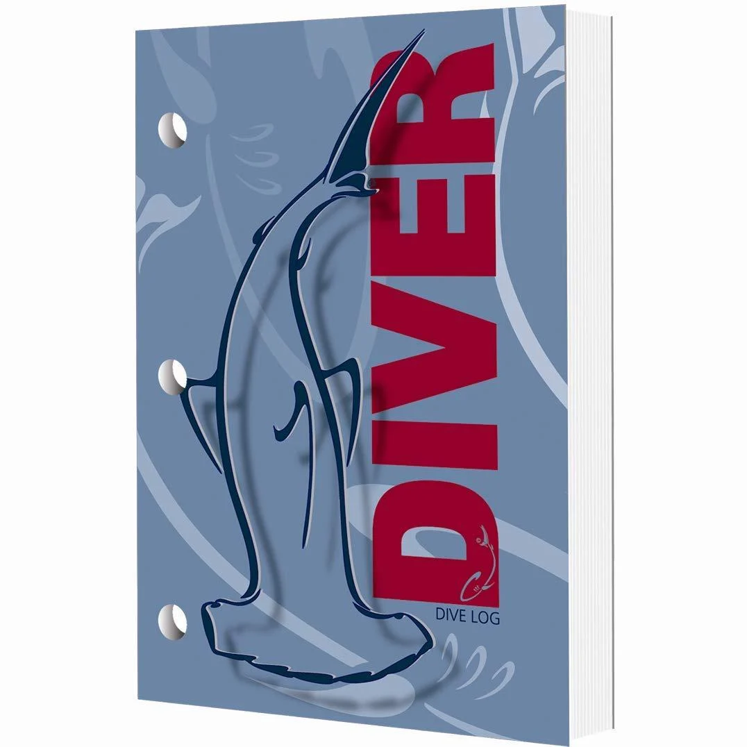 Scuba Diving Log Book - Bottom Crawlers Hammerhead Shark