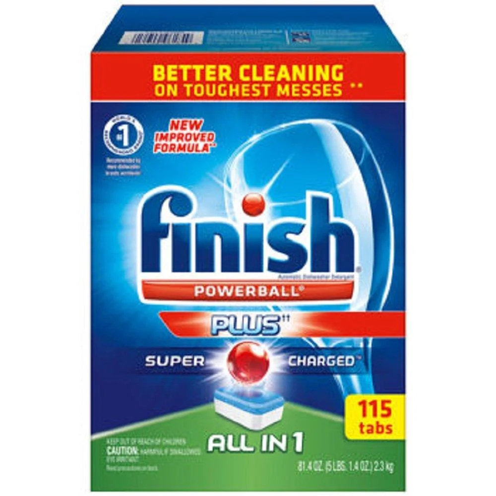 Finish All-In-One Dishwasher Detergent Powerball Tabs 115ct