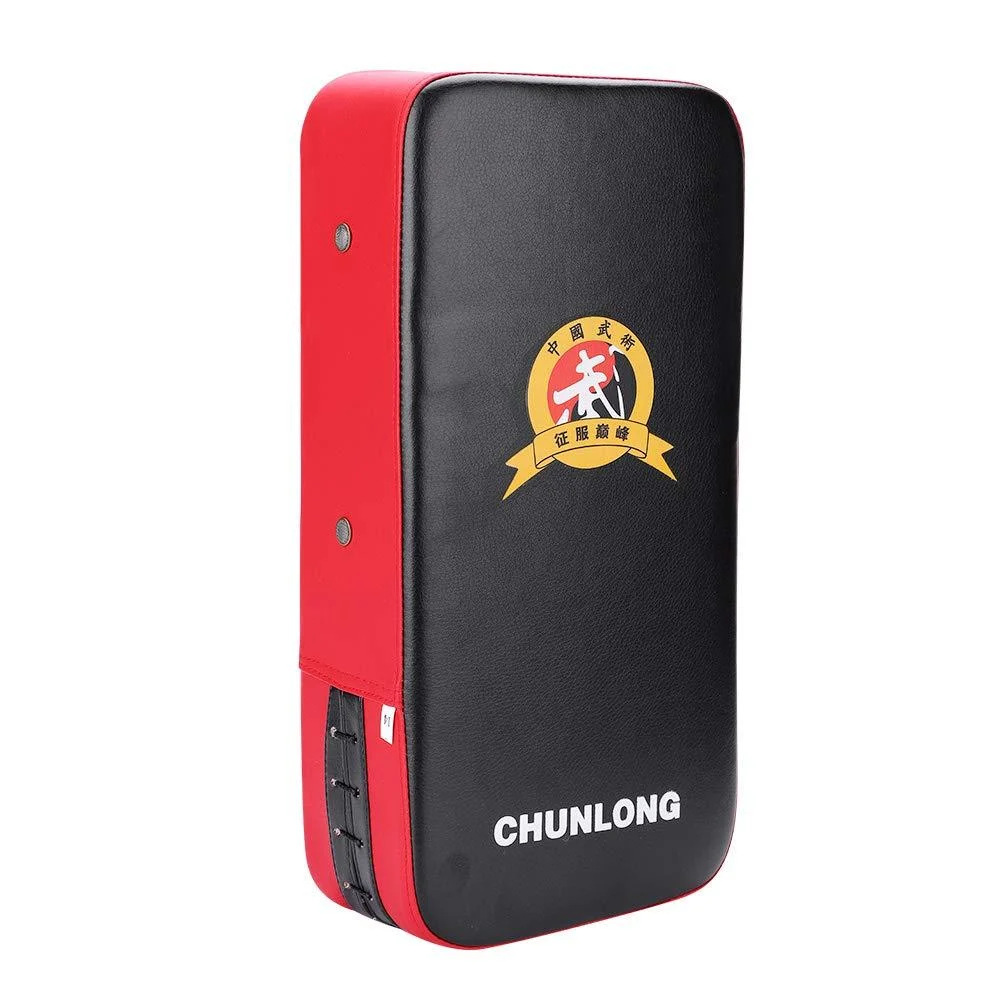 Dilwe Target Punching Pad, Quality PU Leather Taekwondo Kick Pads Boxing Karate Pad Muay Thai Martial Art Kickboxing Punch Mitts Punching Bag Kicking Shield Training Red