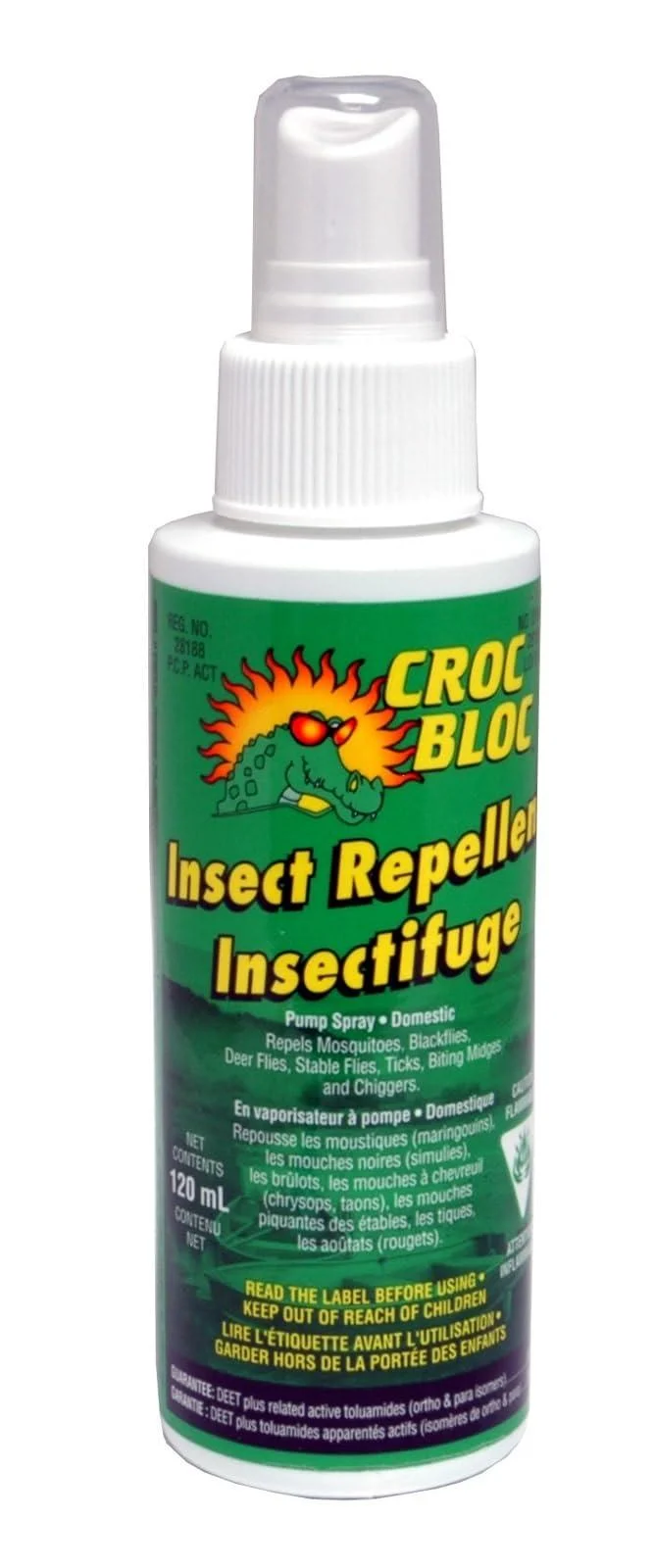 Croc Bloc Insect Repellent Pump Spray 30% DEET 120mL (Pack of 1) 120 ml (Pack of 1)