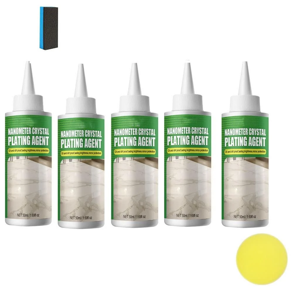 Nano Crystal Coating Agent for Tile & Furniture Marble Cleaner and Polish Scratch Repair Marble Stain Remover (50g 5PCS) 50g 5PCS - EKOEH