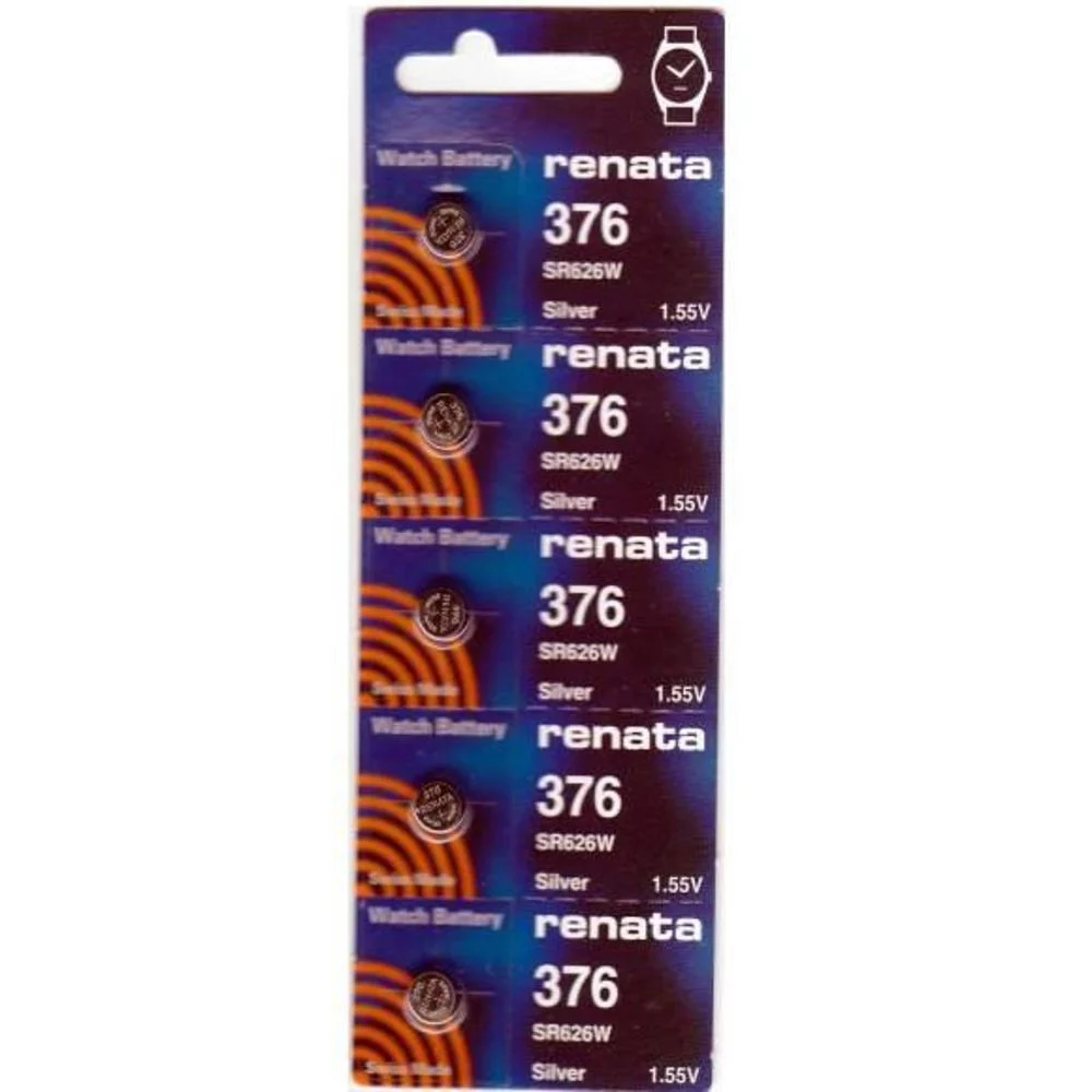 Renata 376 Watch Battery 5 Pack - FindingKing
