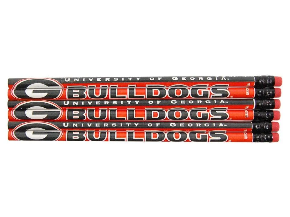 WinCraft NCAA University of Georgia 16008011 Pencil (6 Pack)