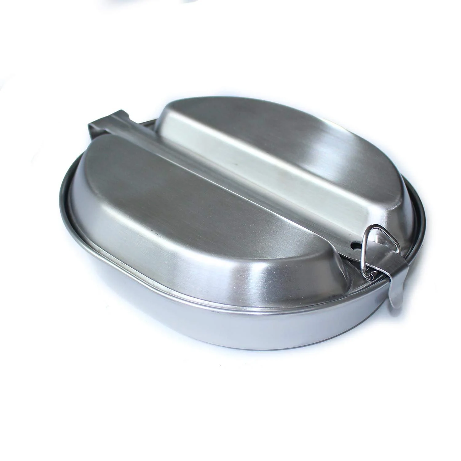 ANQIAO Reproduction WW2 US Military Mess Kits G.I. Lunch Box Stainless Material Collection Outdoor Sports