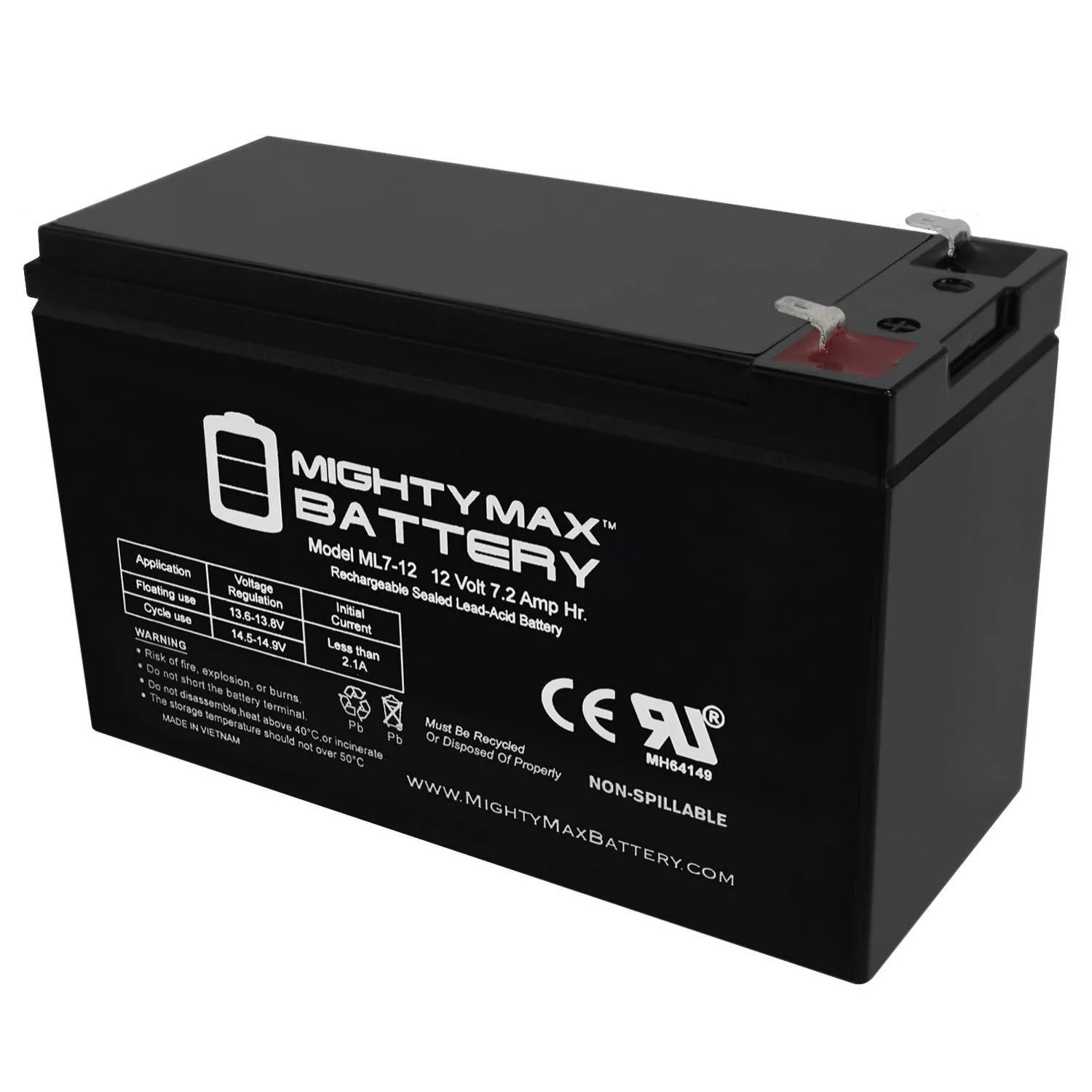 Mighty Max Battery 12V 7Ah Battery Replacement for Cyberpower cp1500avrlcd