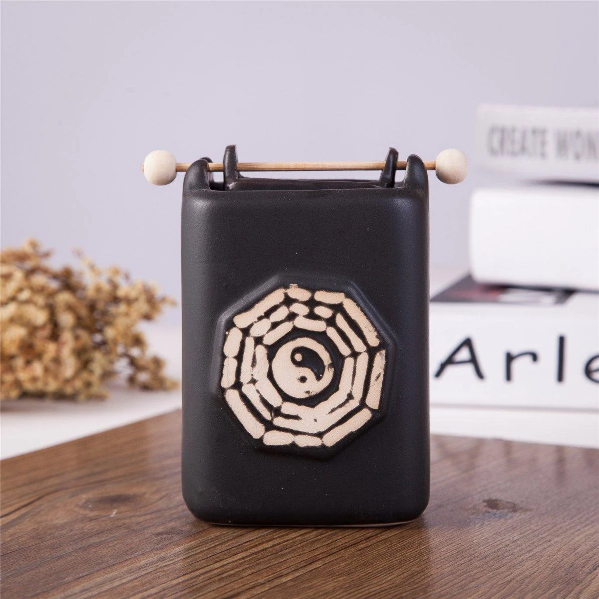 Feng Shui Zen Ceramic Essential Oil Burner Diffuser Tea Light Holder Great For Home Decoration & Aromatherapy OLBA110 - THY COLLECTIBLES