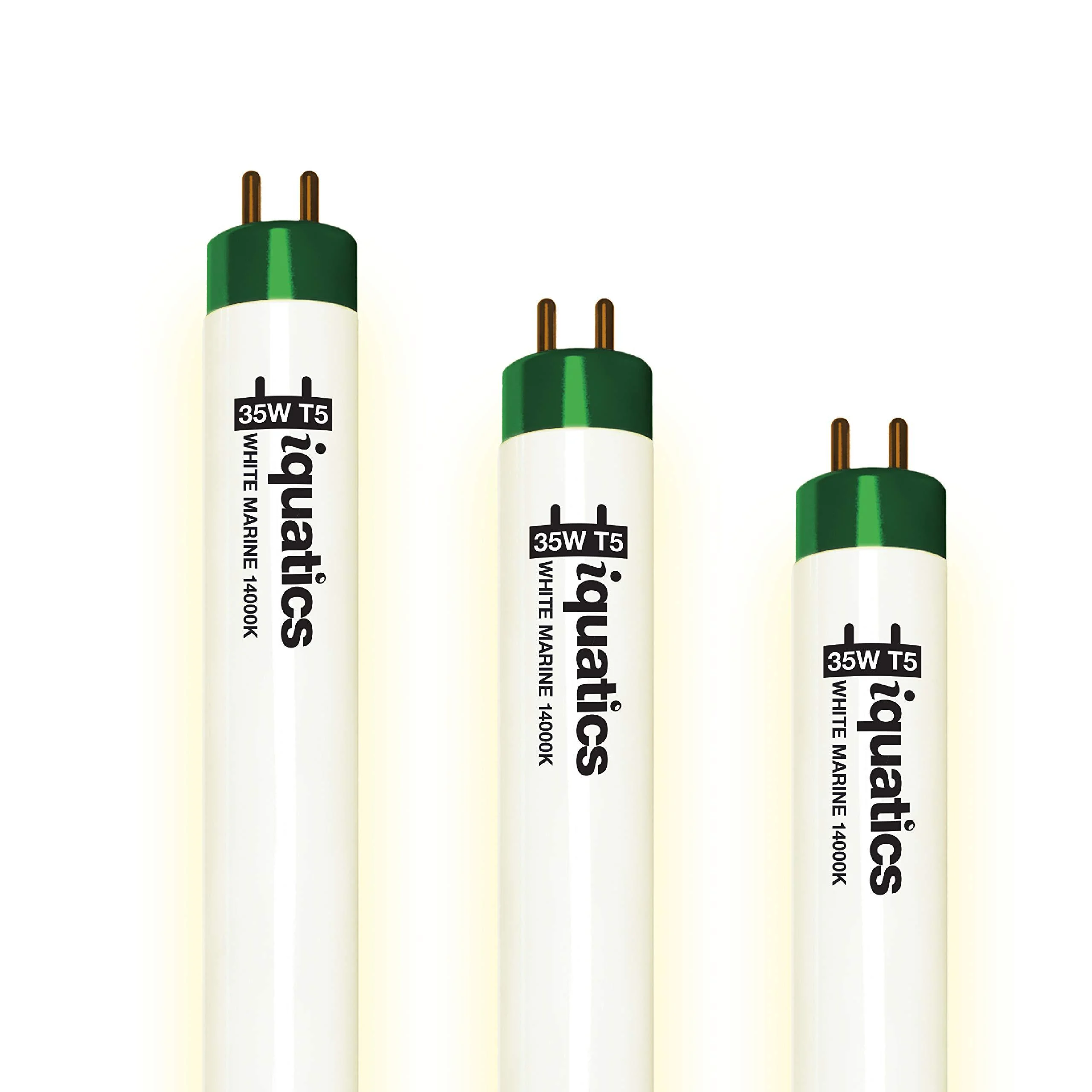 iQuatics Juwel Compatible Aquarium Fluorescent Light Bulb T5 (3 Pack) White 14000k 35w 742mm 30 White 14000k 35w 742mm 30