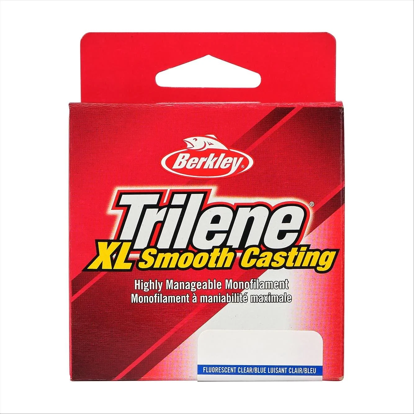 Berkley Trilene XL Smooth Casting Monofilament Service Spools (XLPS4-26), 110 Yd, pound test 4 - Fl. Clear/Blue