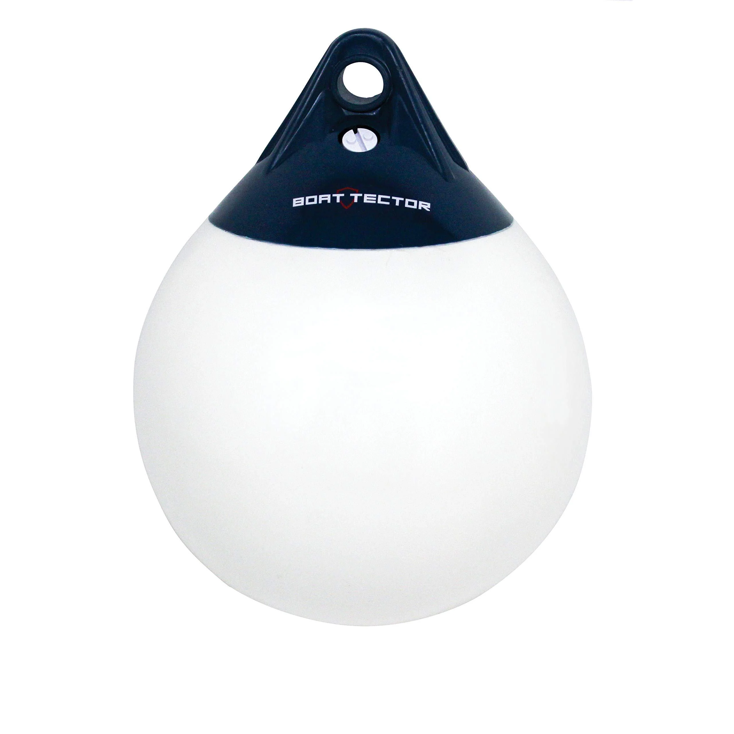 Extreme Max 3006.7324 BoatTector A Series Buoy - 7.5" x 11", White/Blue 7.5"x11"