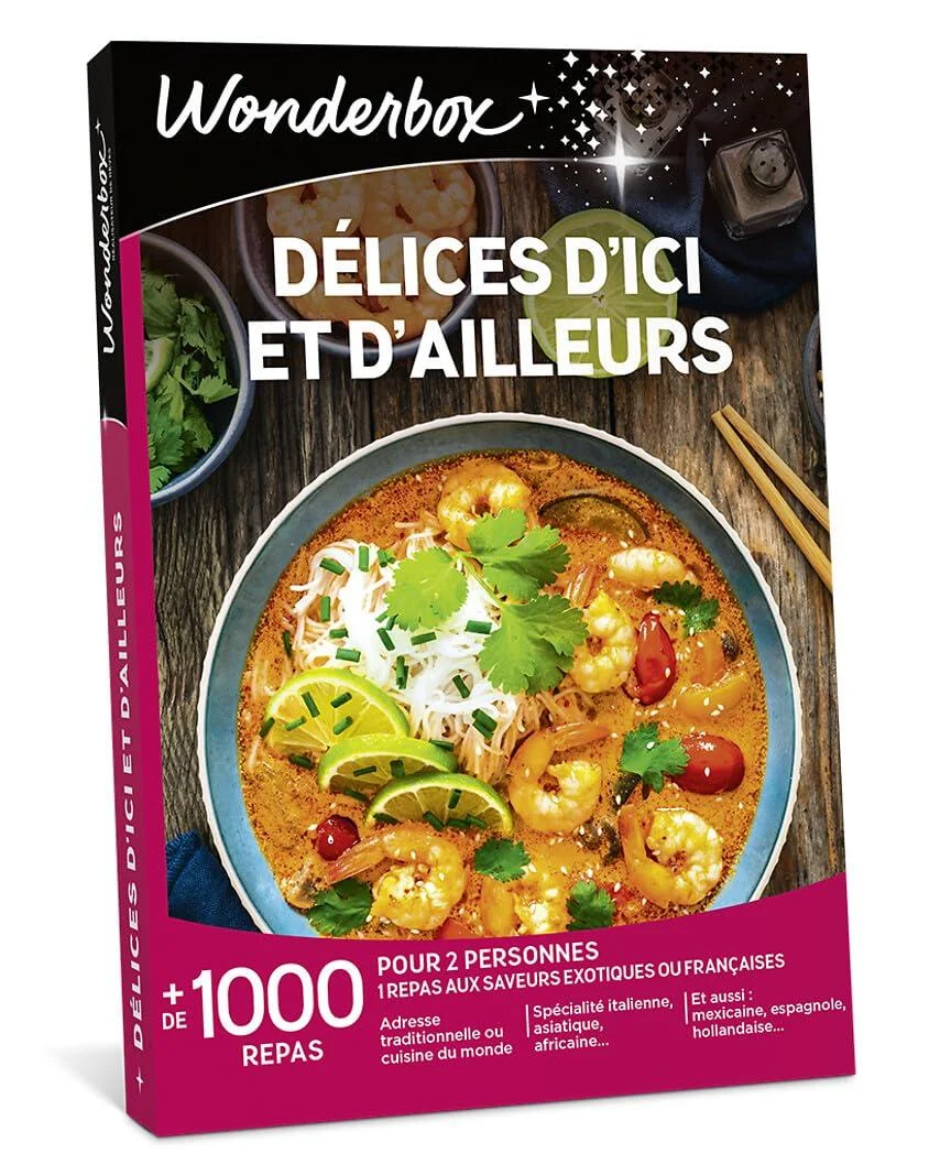 Delights from here and elsewhere Gift Set Wonderbox Gourmet Gift Idea