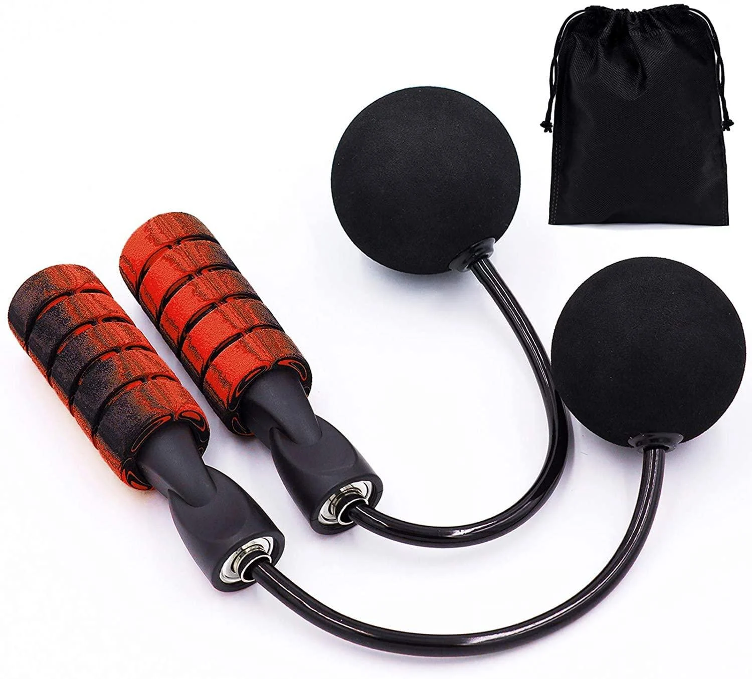 Weighted Ropeless Jump Rope, Training Ropeless Skipping Rope for Fitness, Adjustable Weighted Cordless Jump Rope for Men Women Kids - KIATA