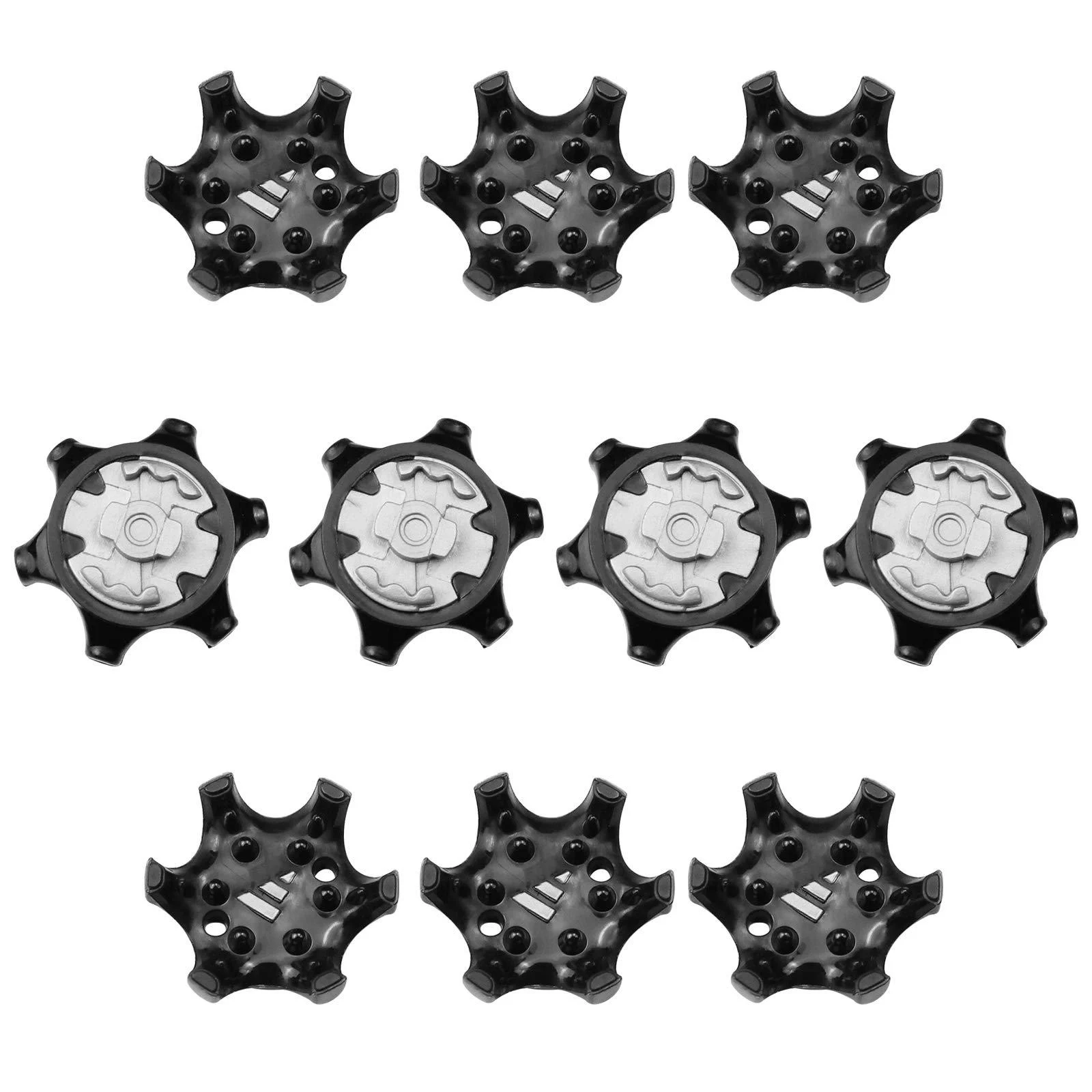 YunBey 10pcs Replacement Golf Shoe Spikes Universal Anti-Slip Portable Golf Spikes Cleats Outdoor for Golf Sport Shoes