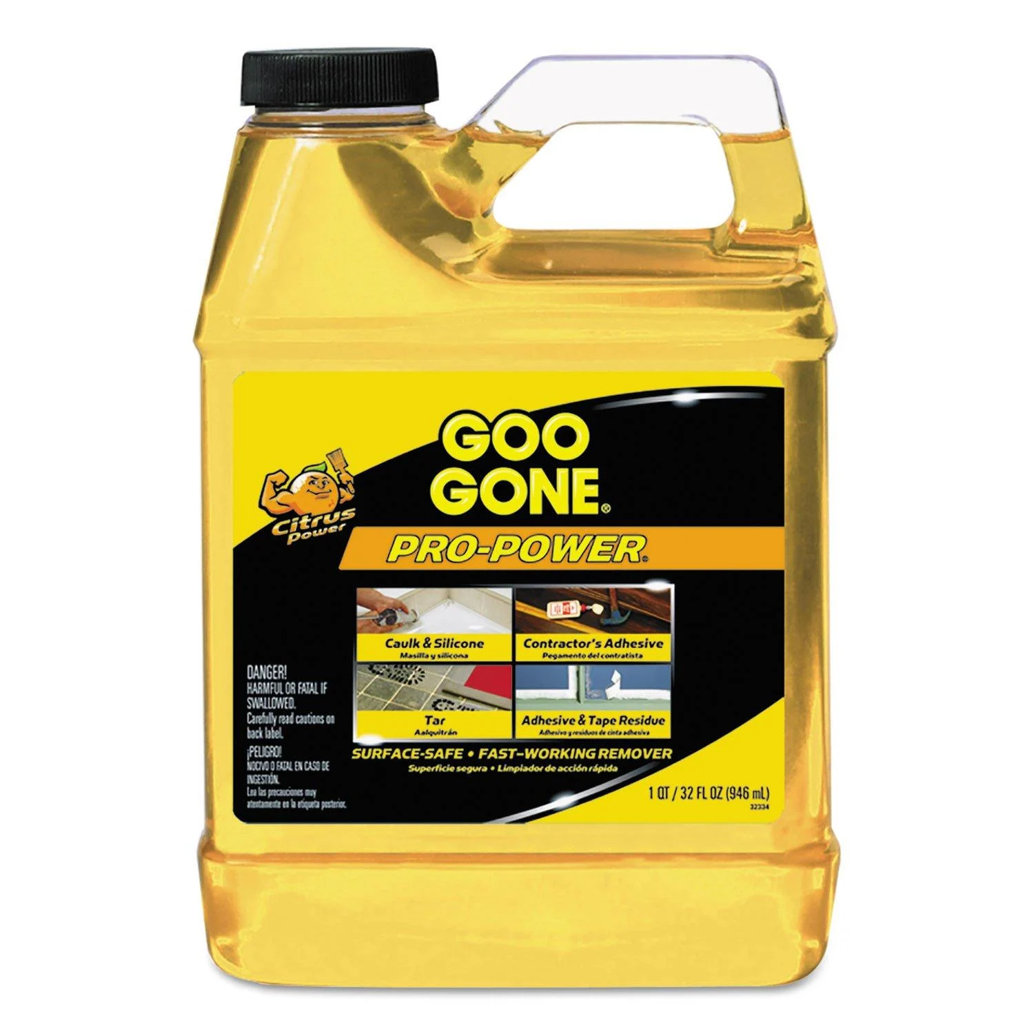 Goo Gone Pro-Power Cleaner Citrus Scent 1 qt Bottle