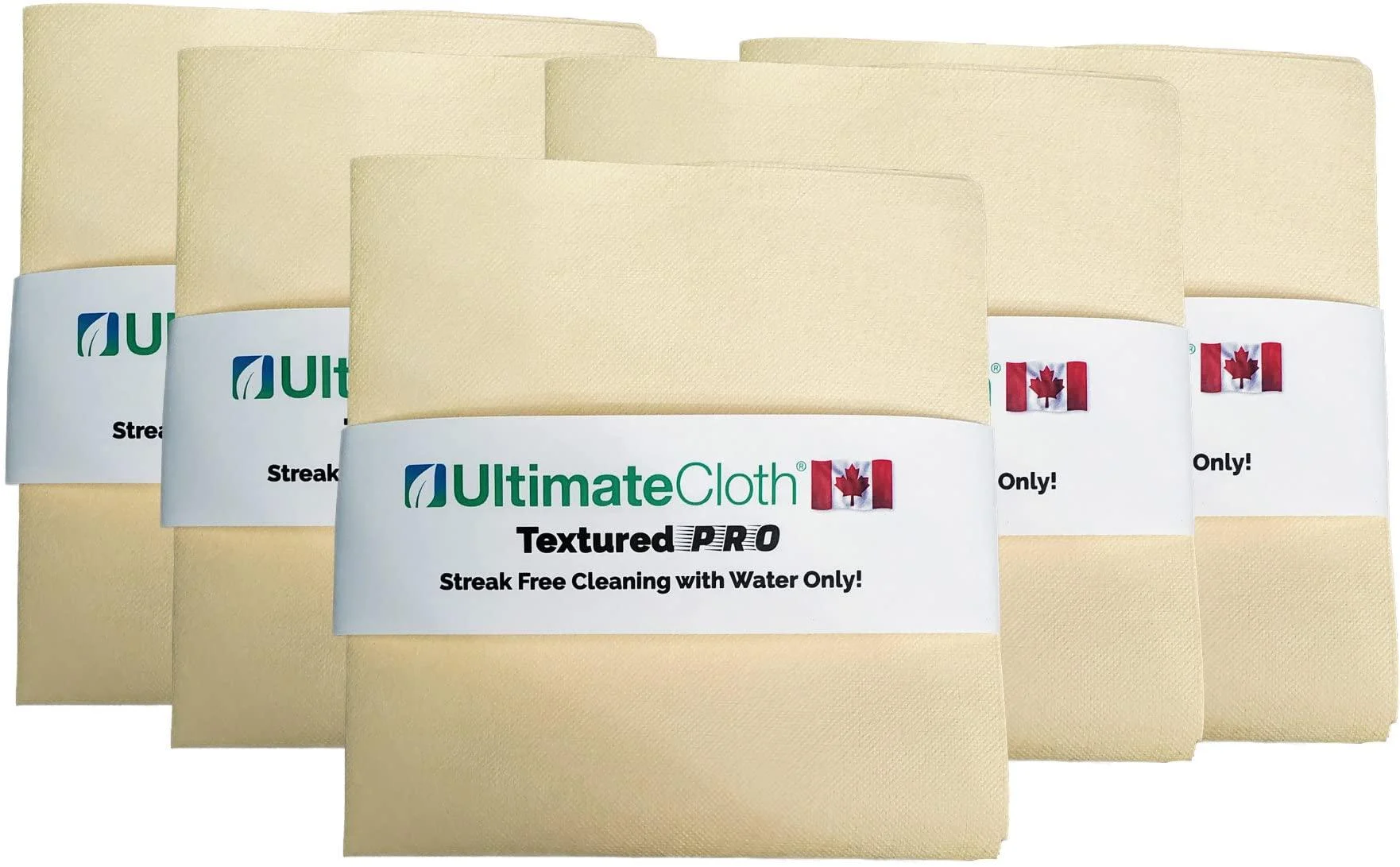 UltimateCloth Ultimate Cloth PRO-Streak Free with Water only-100% MiraFiber (5) Yellow