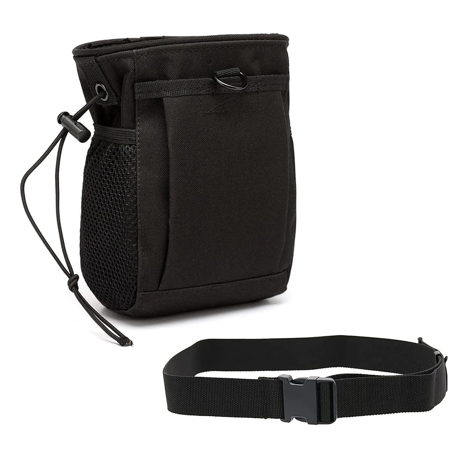 Climbing Chalk Bag, goldhik Bouldering Chalk Bags with Quick-Clip Belt and 3 Pockets, Great Equipment for Rock Climbing, Gym Training, Gymnastics, Weightlifting