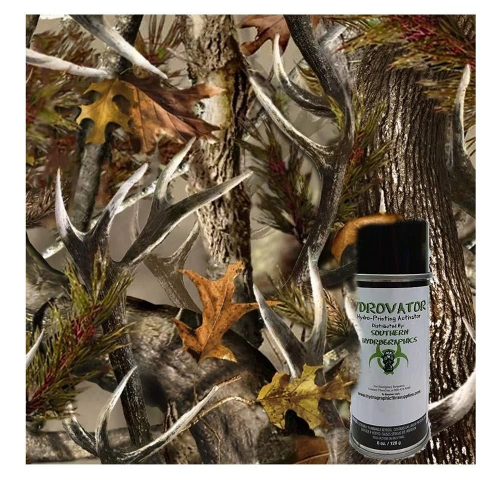 Deer Horn Camo Kit - with 6oz. Activator Hydro Film Dip Kit Hydrographics Film - Hydro Dip Film - Hydrographic Film - Water Transfer Printing - Hydro Dipping
