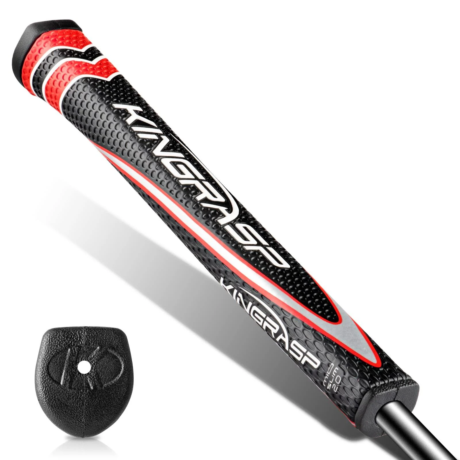 Be Delighted GT Pistol Golf Putter Grip Lightweight and Comfortable Golf Grips | Advanced Texture Control and High Feedback Golf Putter Grips red Size:1.0