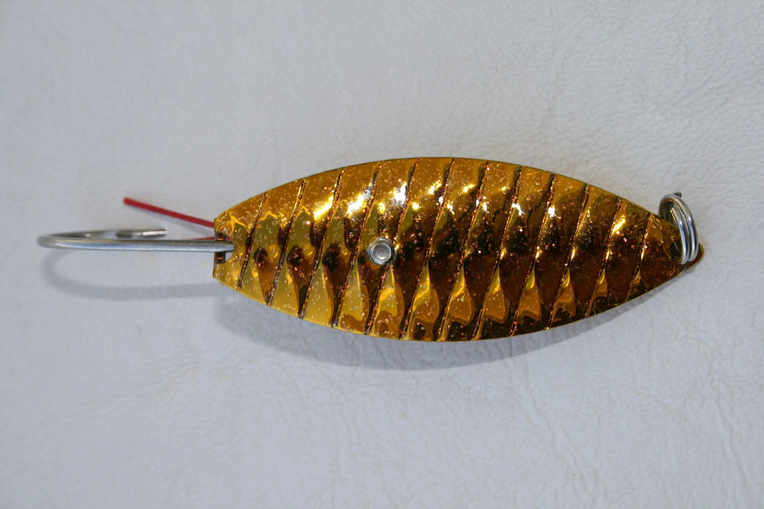 Aqua Dream Living WSOG 3/8-Ounce Weedless Spoon, Gold Finish