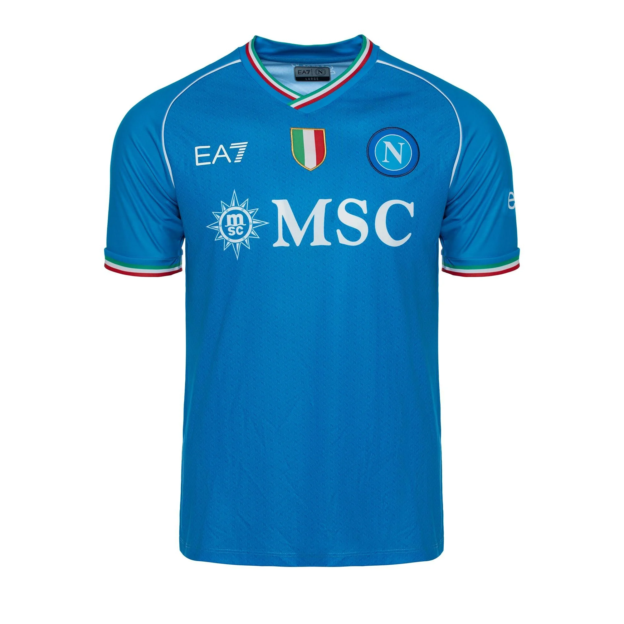 SSC NAPOLI Men's Maglia Replica Home T-Shirt XL Light Blue Napoli