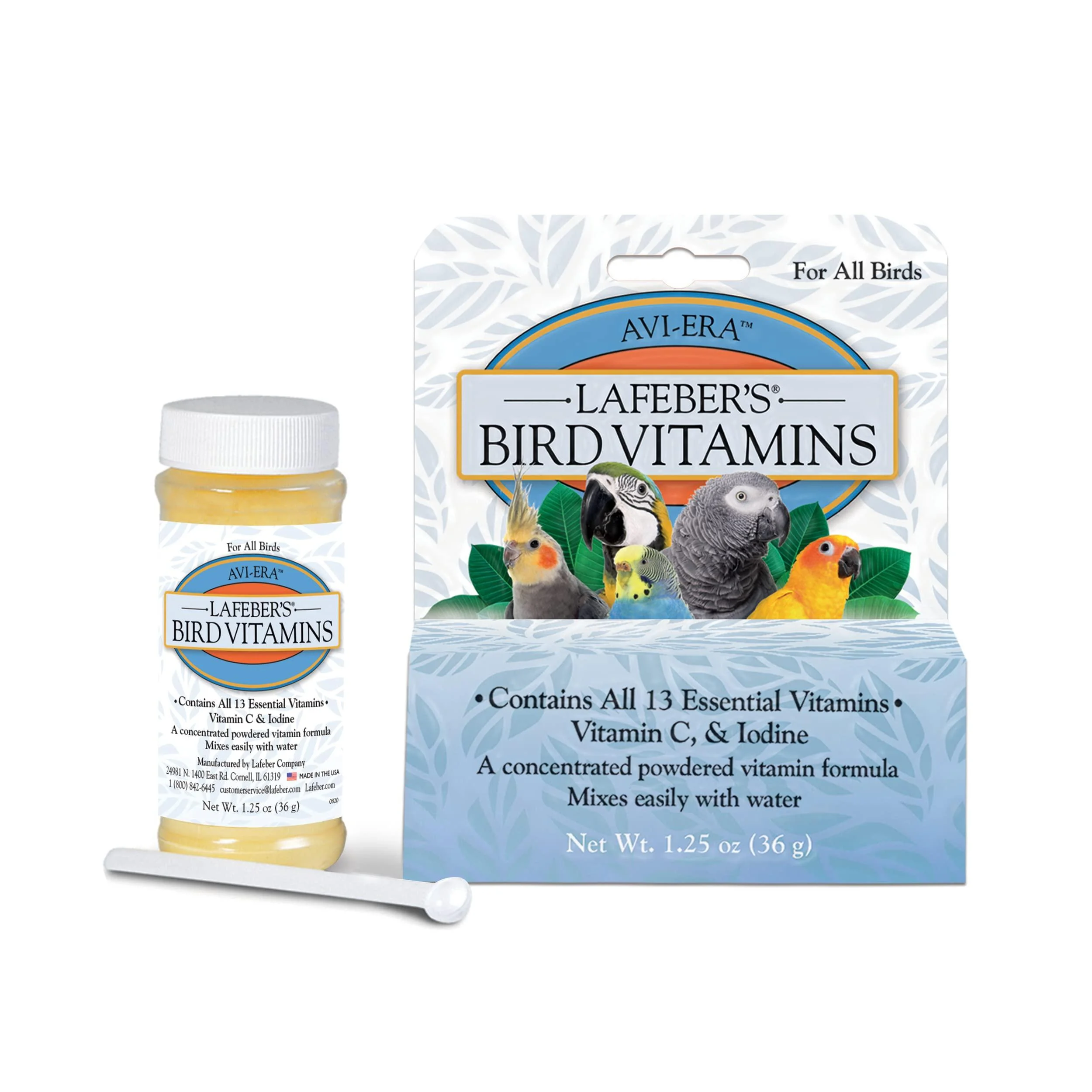 Lafeber's Avi-Era Bird Vitamin Powder for All Birds .04 oz
