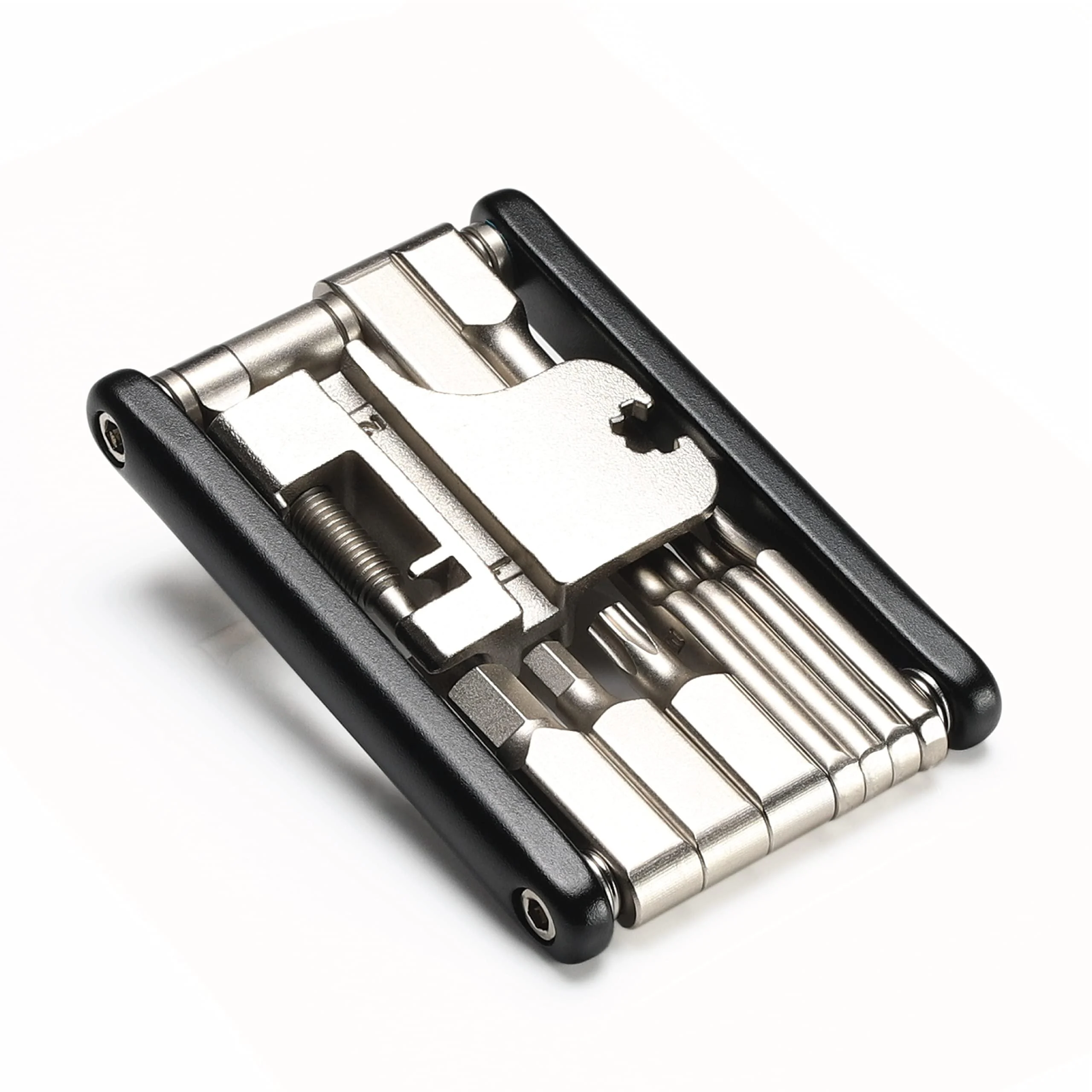 CECO-USA 17 Function Bike Tool with Chain Breaker Bicycle Multi Tool Ultra Slim, Compact Pocket Sized, Lightweight High Strength CR-V 6150 Tool Steel Easy To Carry