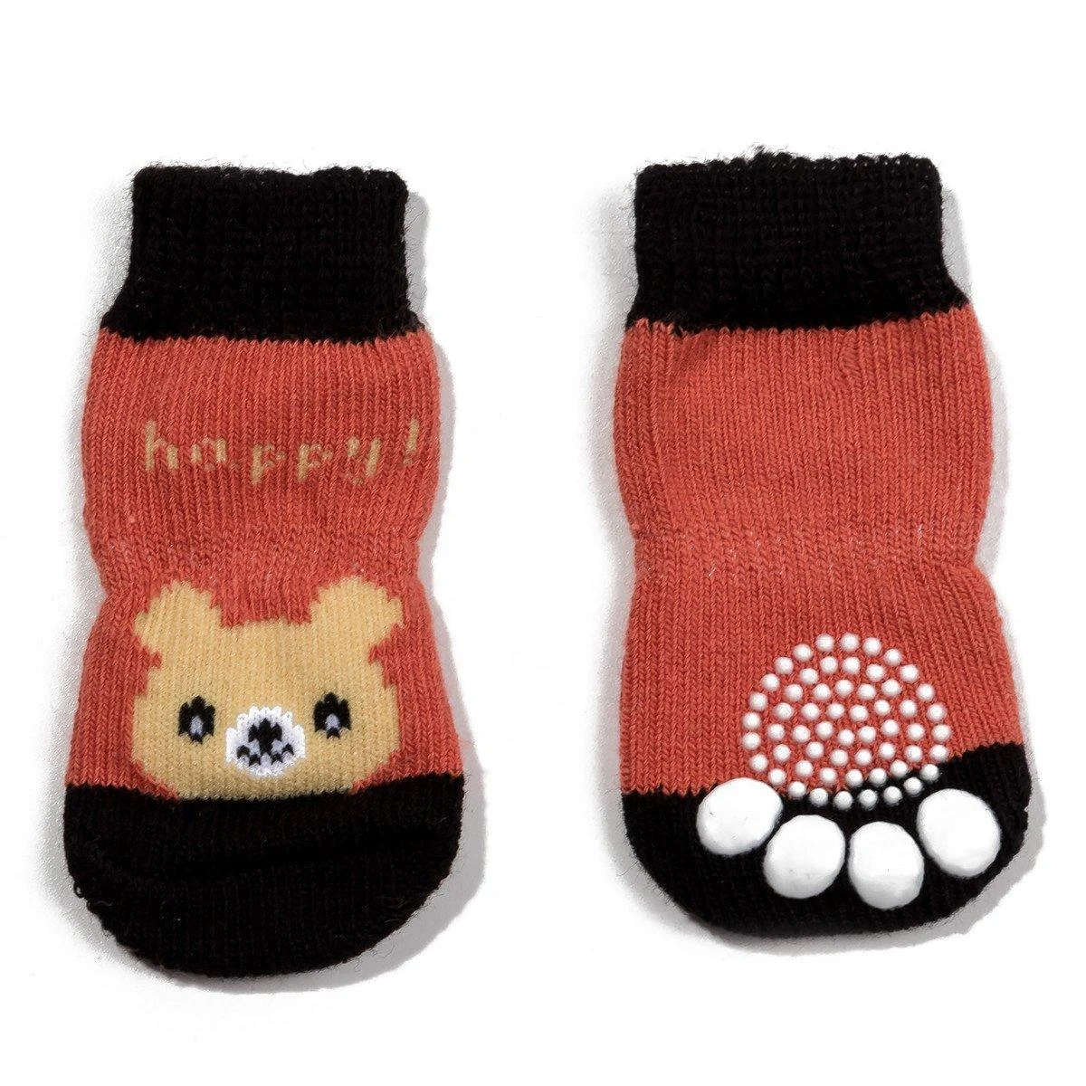 PET Heroic Indoor Anti-slip socks for dogs and cats-6 sizes from S to 3XL for small Riest animals-paw protection and traction thanks to silicone gel Mini B r S