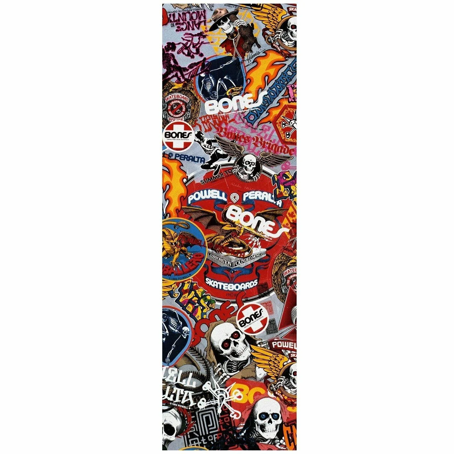 Powell Peralta Grip OG Stickers/White 10.5x33