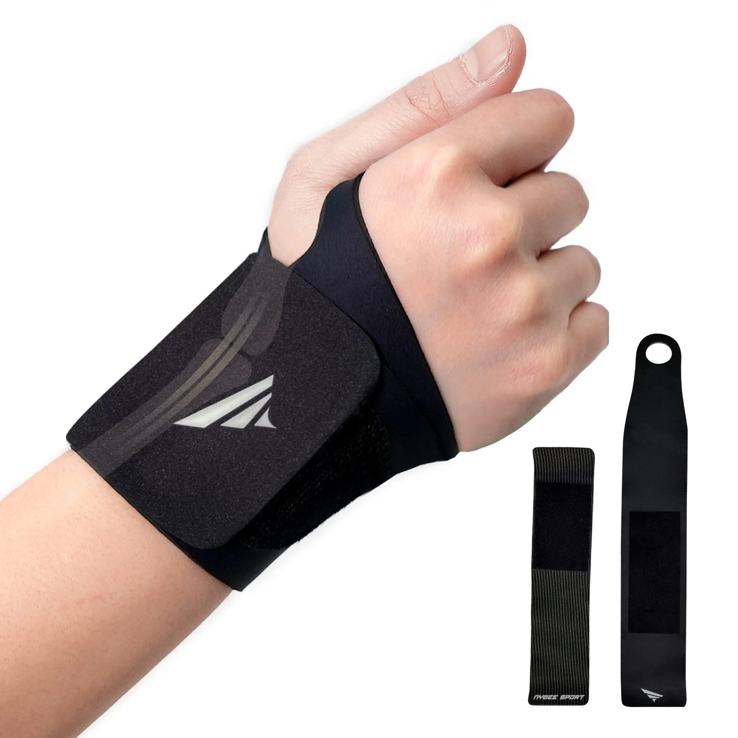 NYBEE Sport Coppernova BoostFlex Advanced Compression Wrist Strap - Maximum Performance and Injury Prevention for Gym Weightlifting Tennis Golf and Active Lifestyles - Pro Grade Materials Ultra