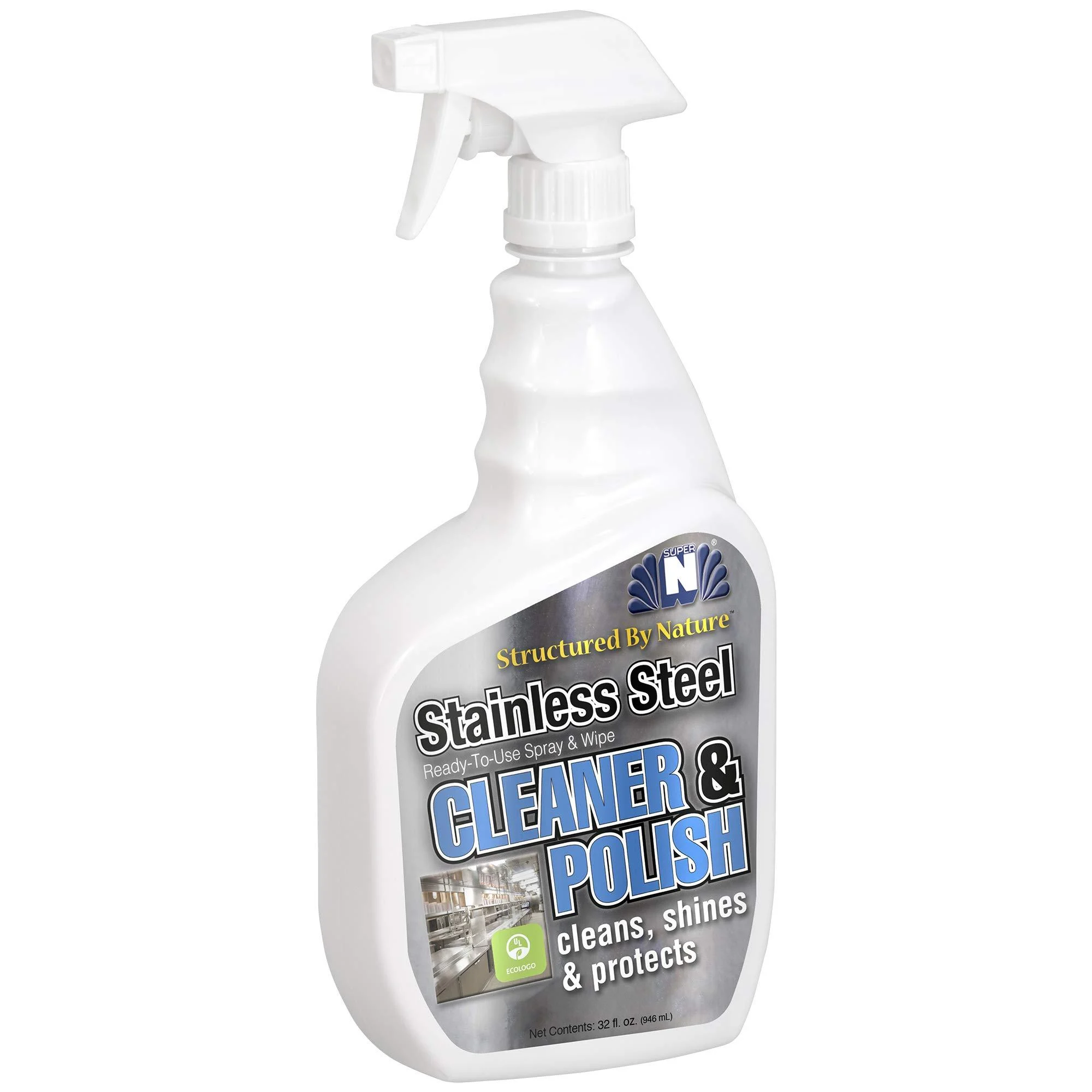 Nilodor Stainless Steel Cleaner and Polish 1 quart (32 SSC)
