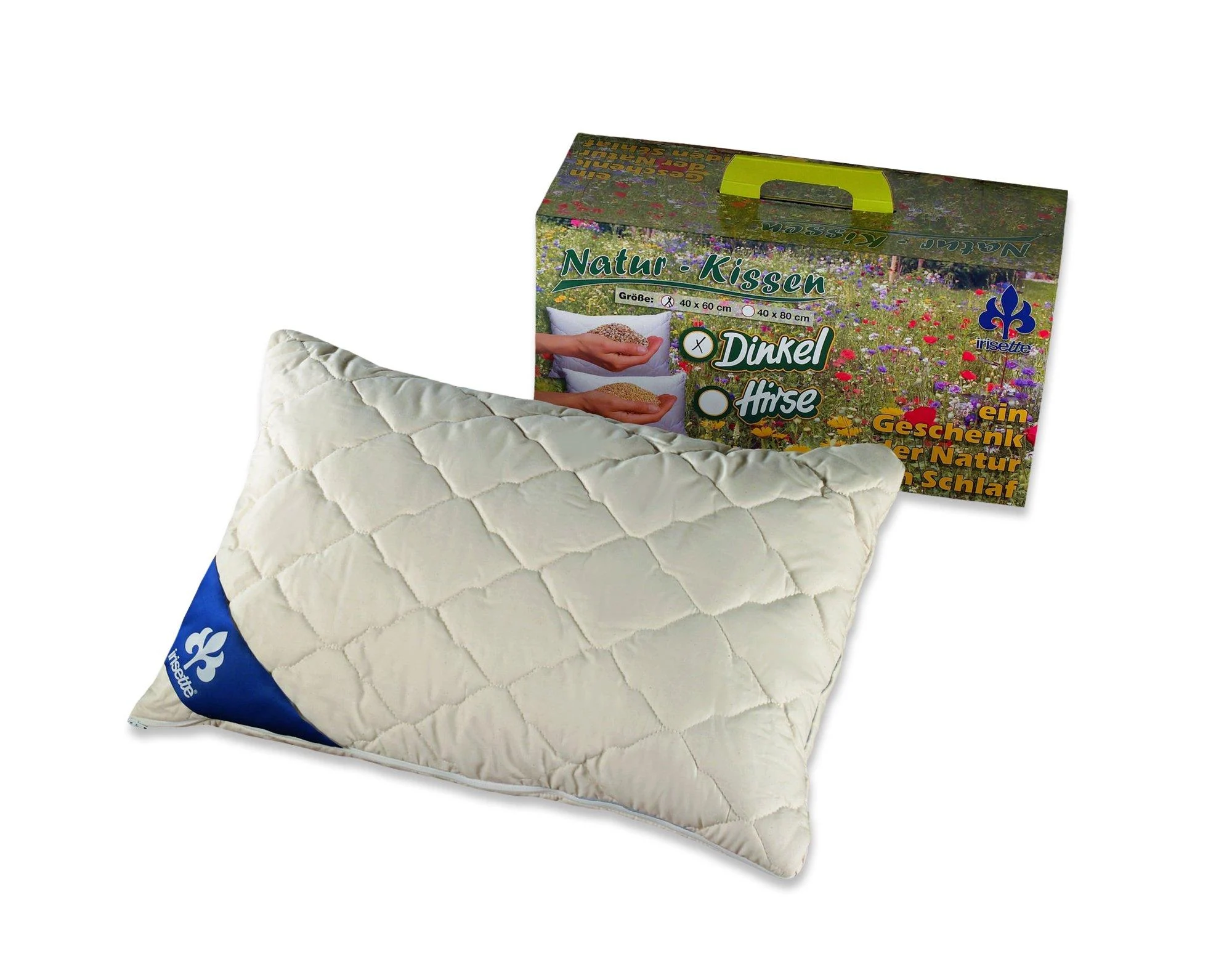 Badenia Bettcomfort 03460099107 Irisette spelt pillow 40 x 60 cm natural 1 piece (1 pack)