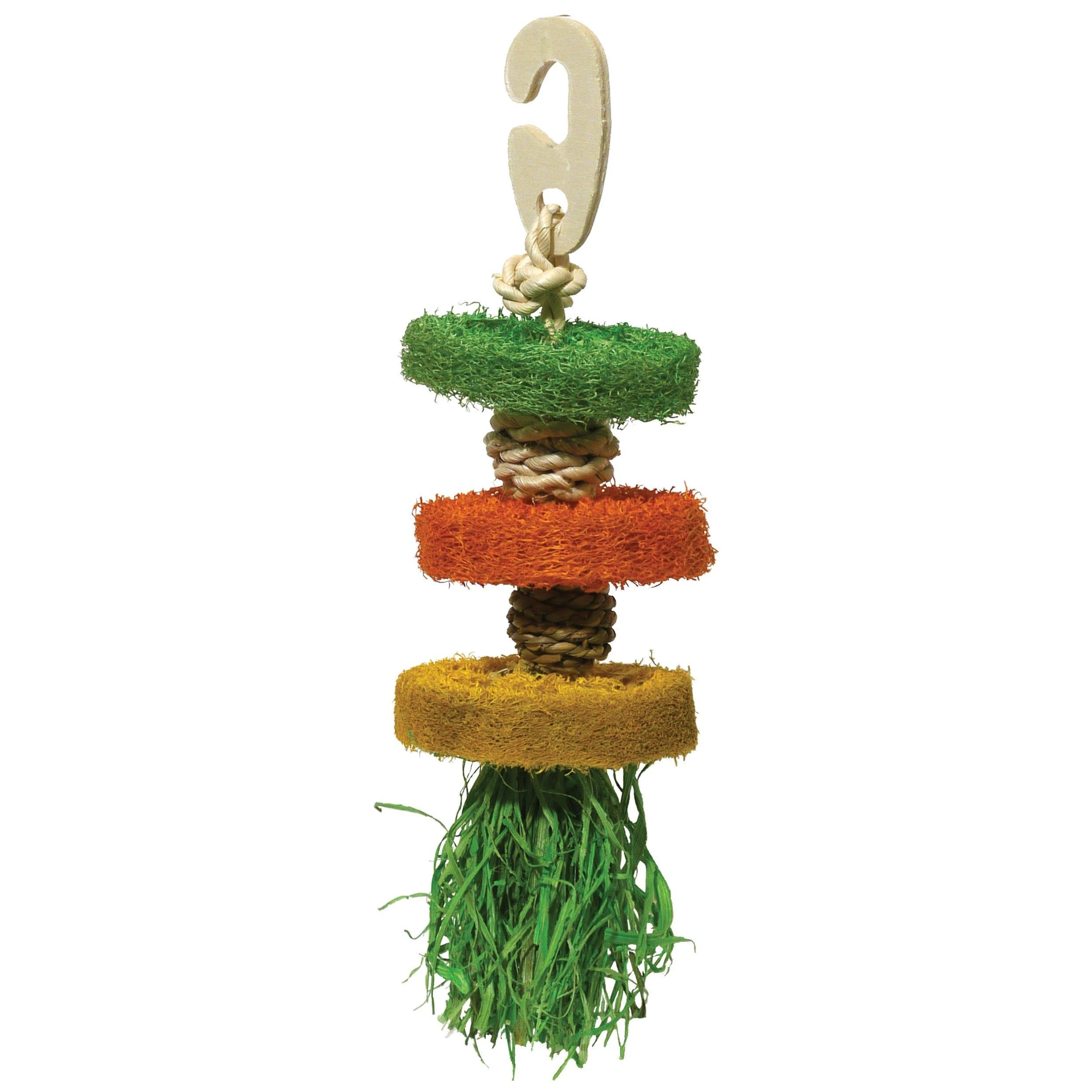 Rosewood Boredom Breaker Loofa Hoola Rabbit Toy & Toy for Small Animals