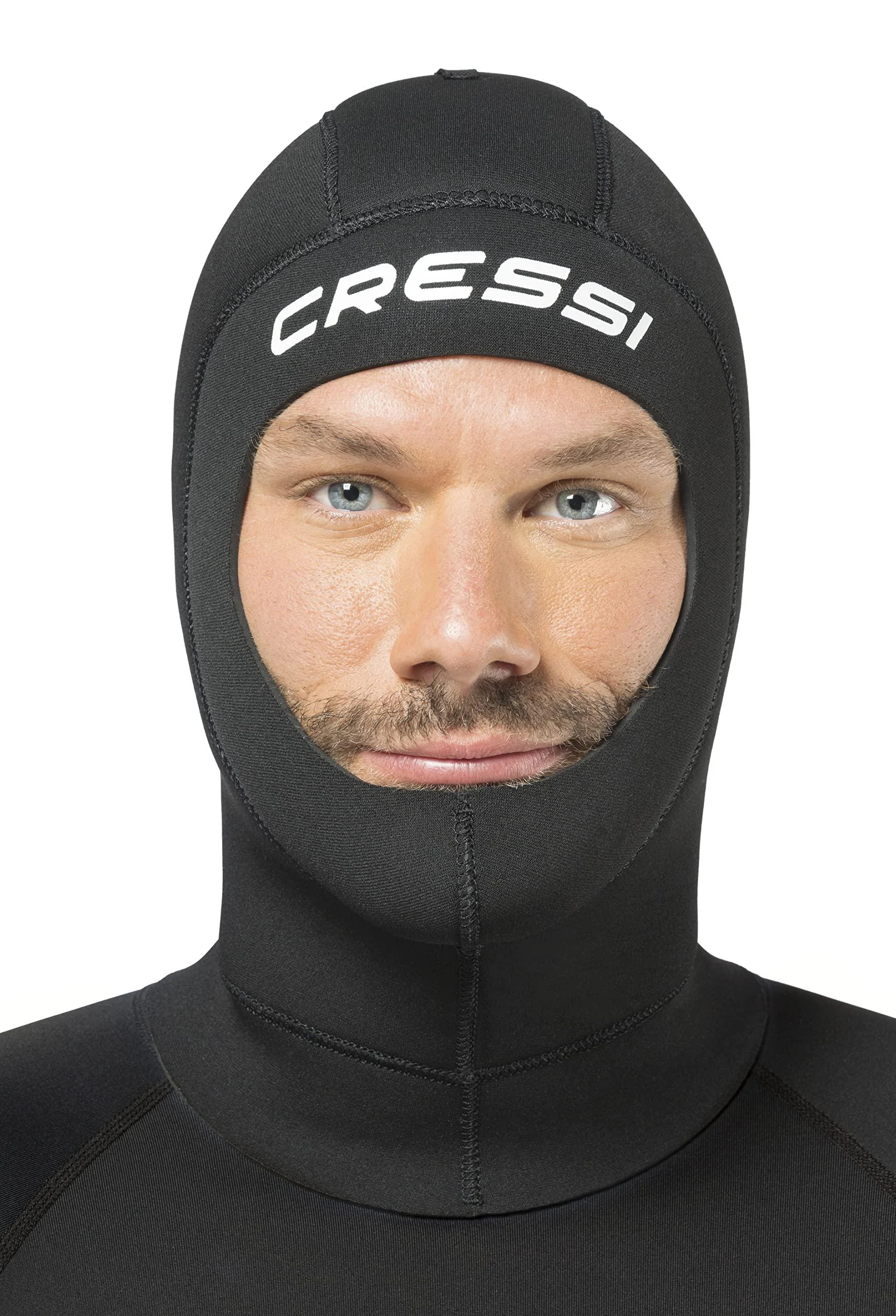 Cressi Solo Hood 5mm, Black/Black, M