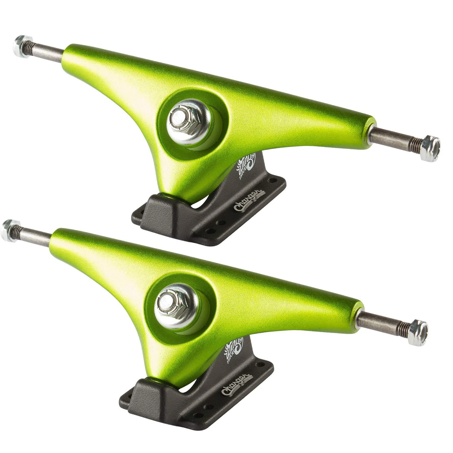 Gullwing Longboard Trucks Charger Reverse Kingpin(Set of 2) Lime 10" - Gullwing Truck Co