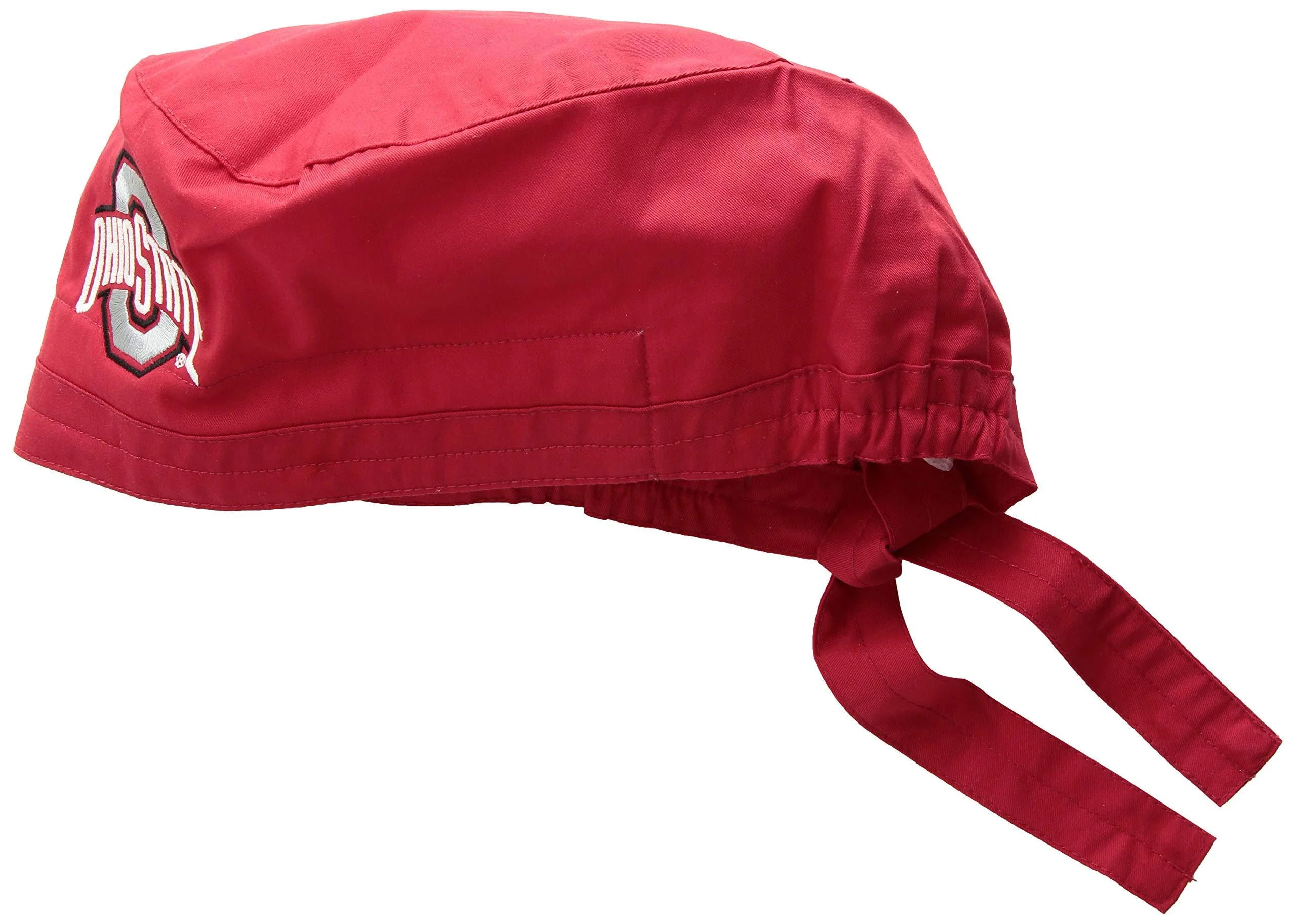 WonderWink College Logo Scrub Cap One Size Ohio State Red