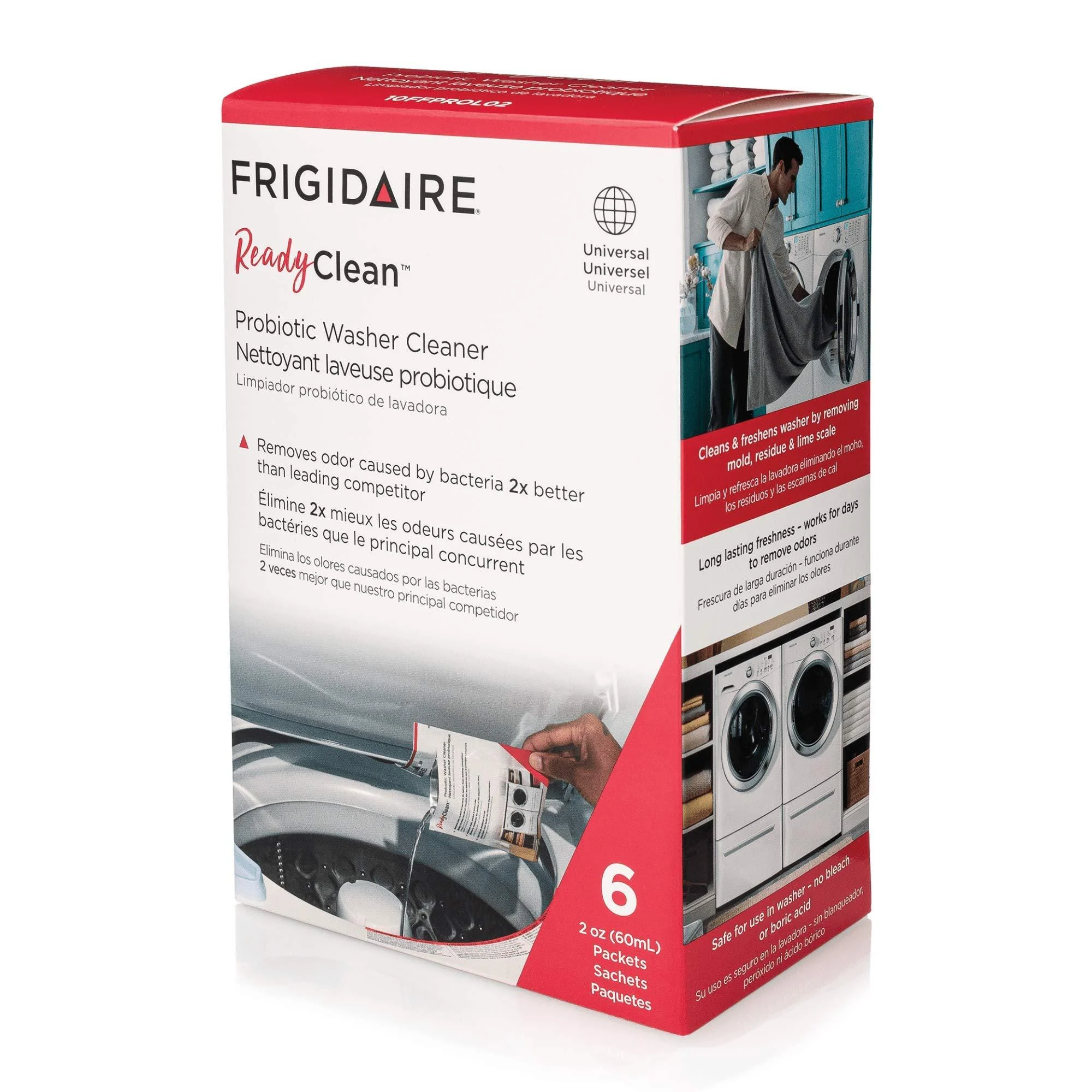 Frigidaire 10FFPROL02 ReadyClean Washer Washing Machine Cleaner, Liquid