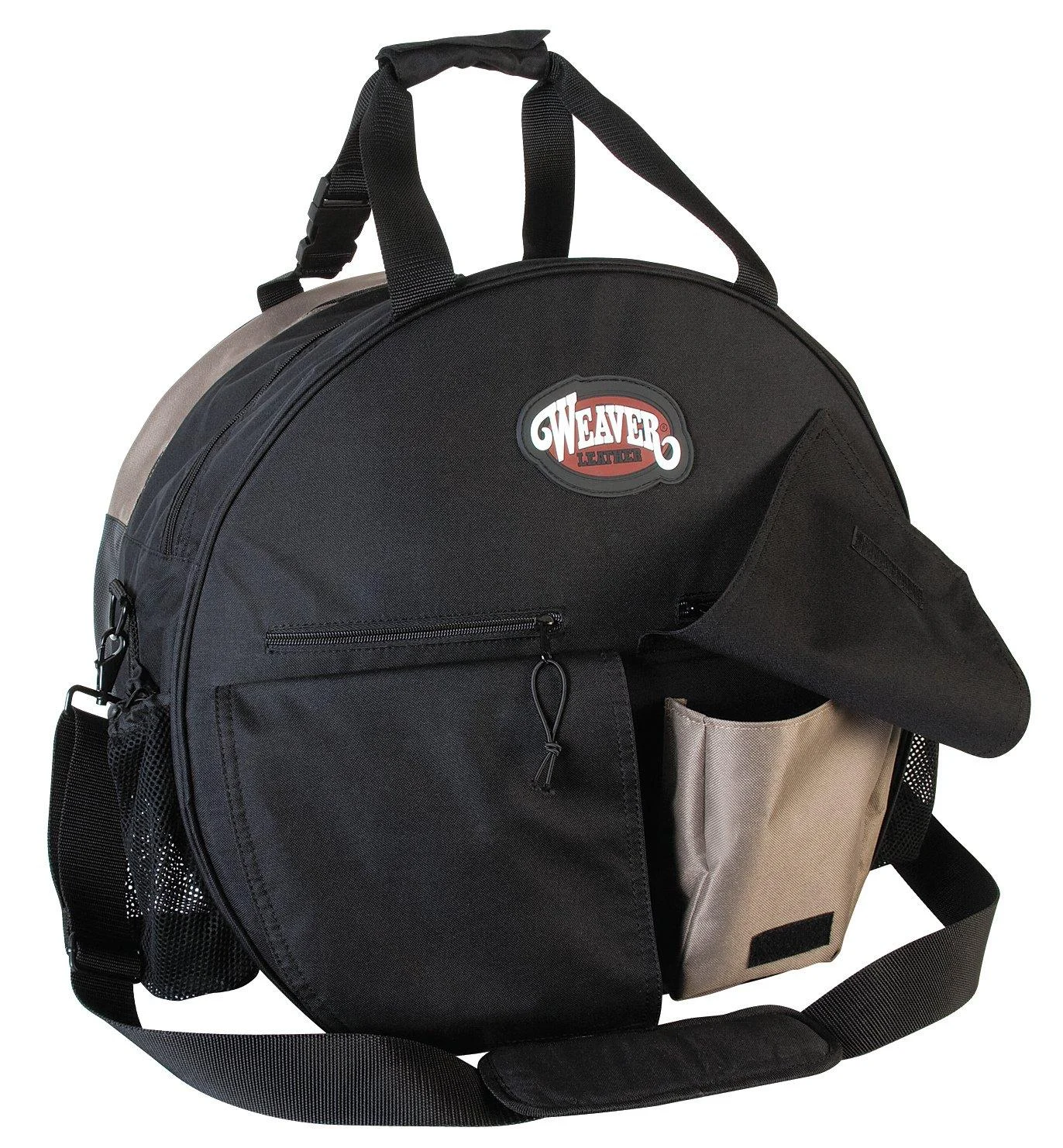 Weaver Leather Deluxe Rope Bag , Black/Tan,