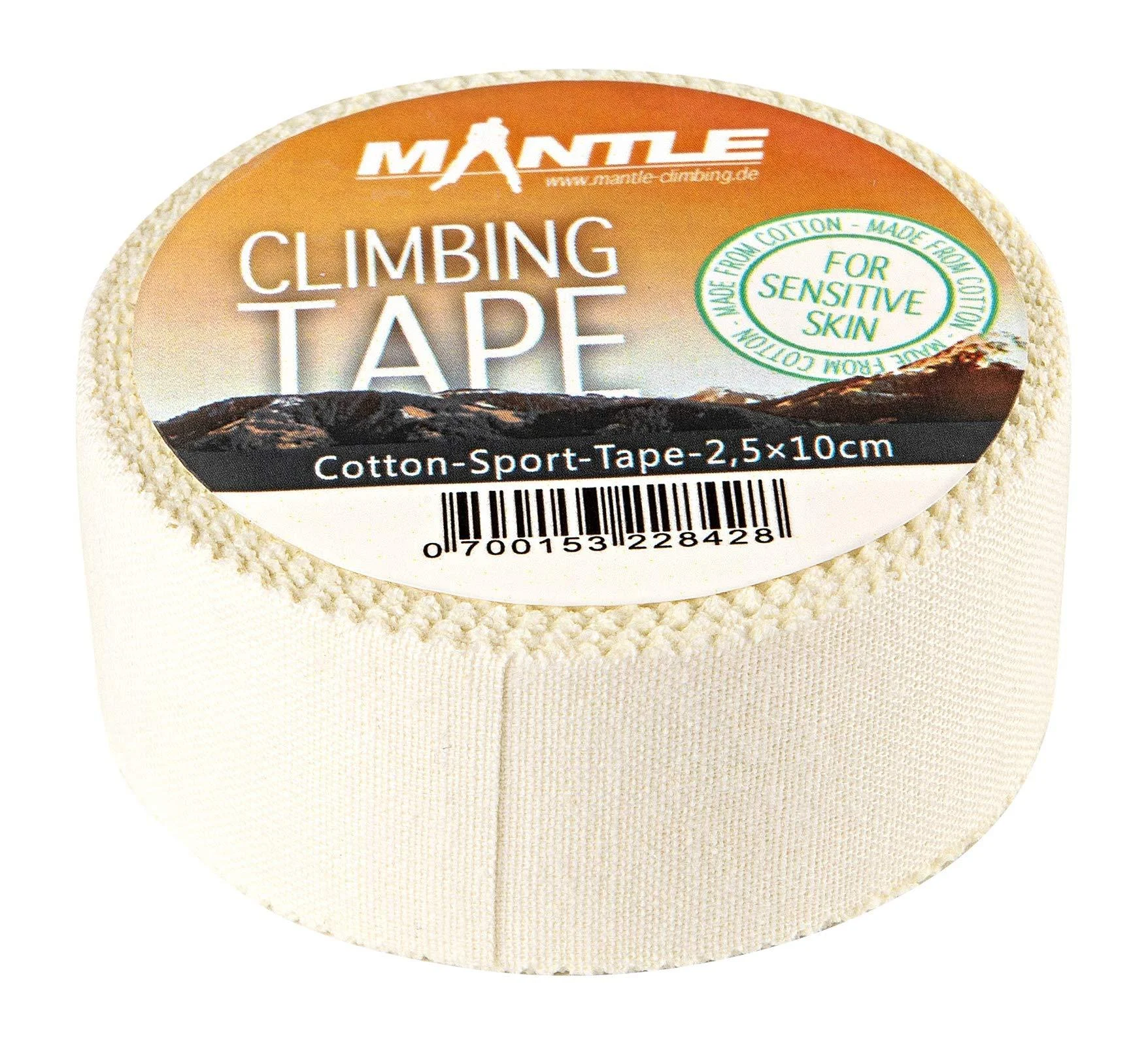 Mantle finger tape 2.5cm x 10m rolls in different pack sizes climbing bouldering martial arts volleyball handball basketball strength sports sports tape 1x 2.5 white - MANTLE climbing equipment
