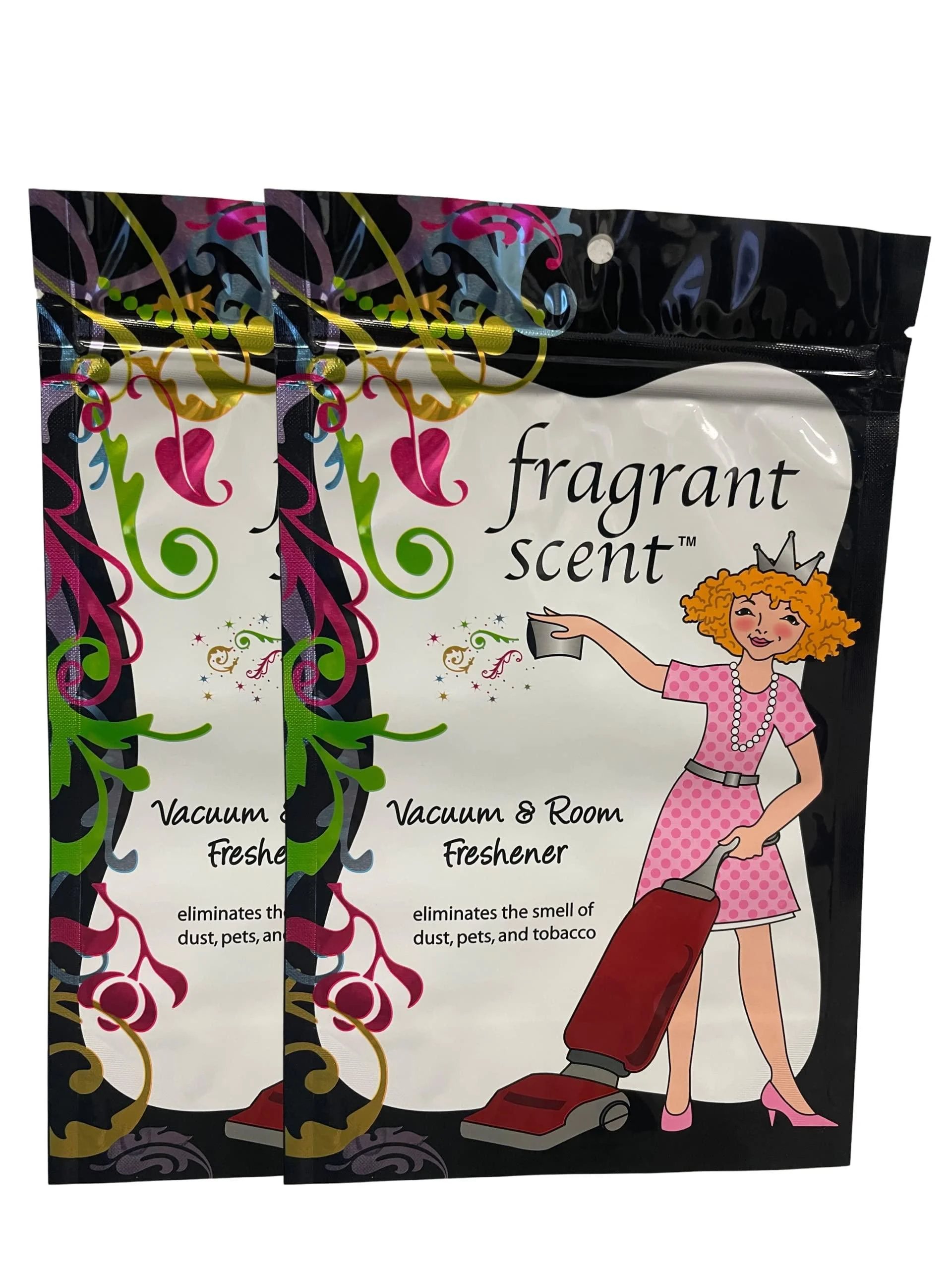 Healthy Planet Products SPARKLE SCENT - Fragrant Scent Vacuum & Room Freshener (2 Large Pack) 3 Ounce (Pack of 4)