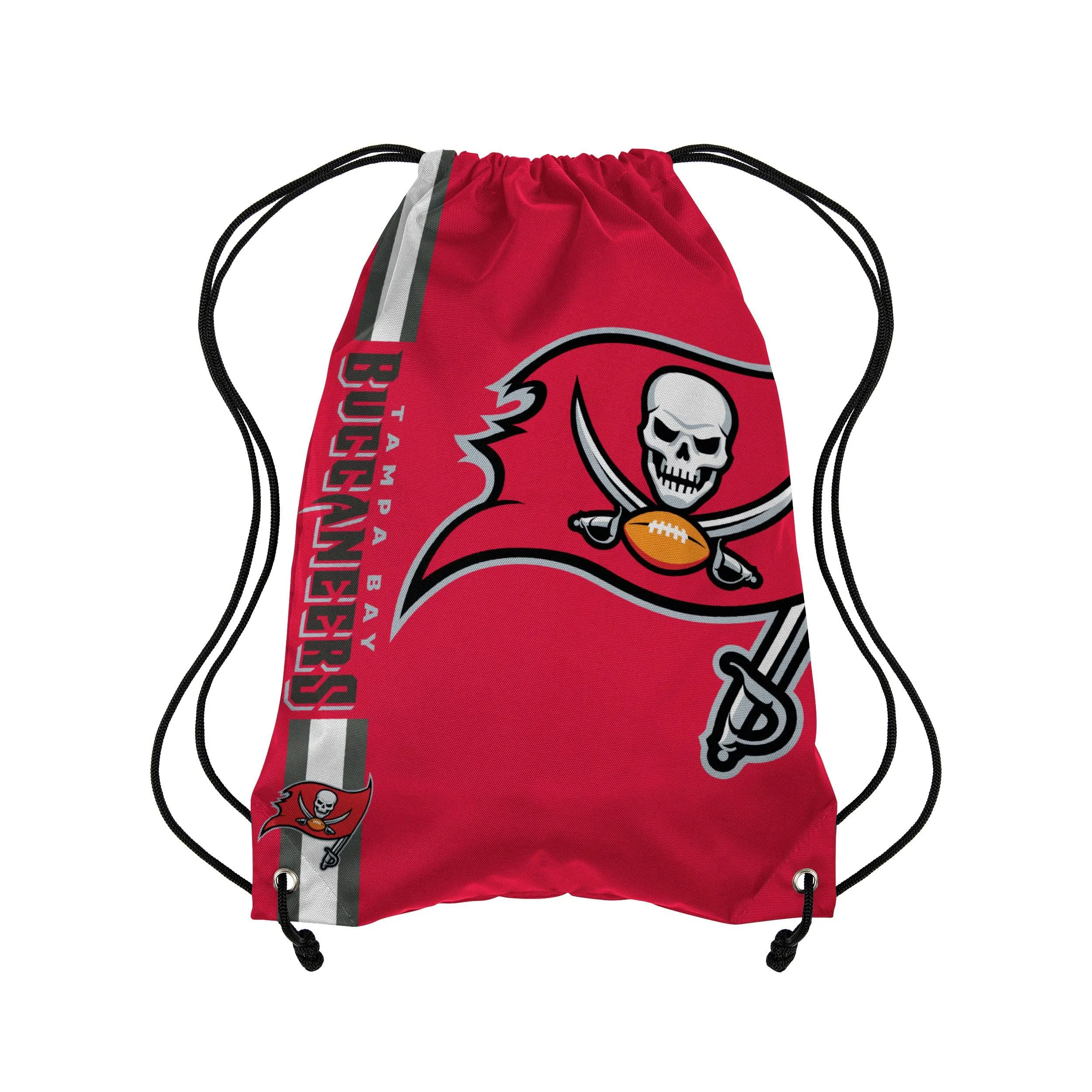 Tampa Bay Buccaneers NFL Big Logo Drawstring Backpack - FOCO