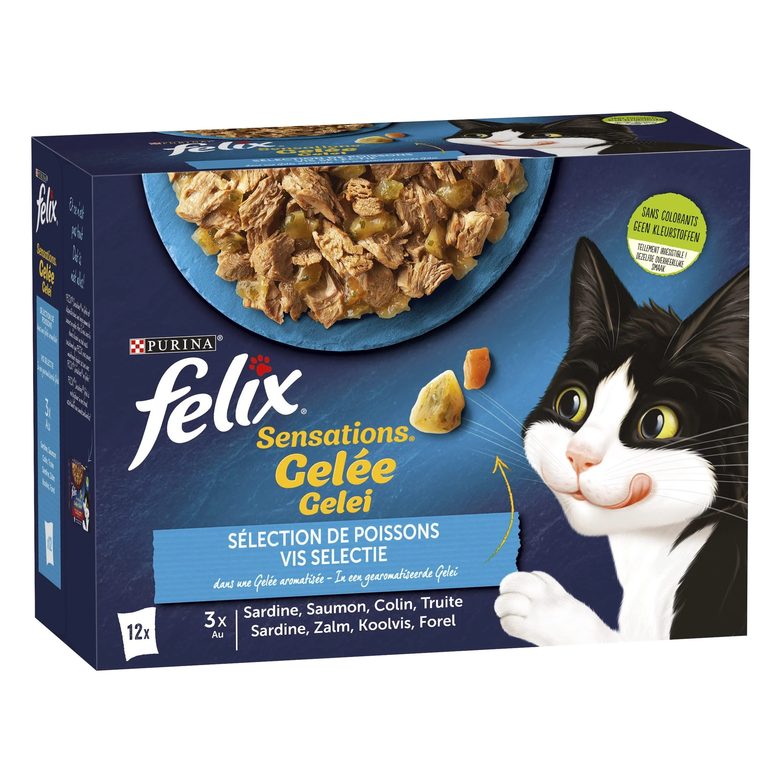 Felix Sensations in Jelly Selection of Fish Pack of 6 12 x 85 g