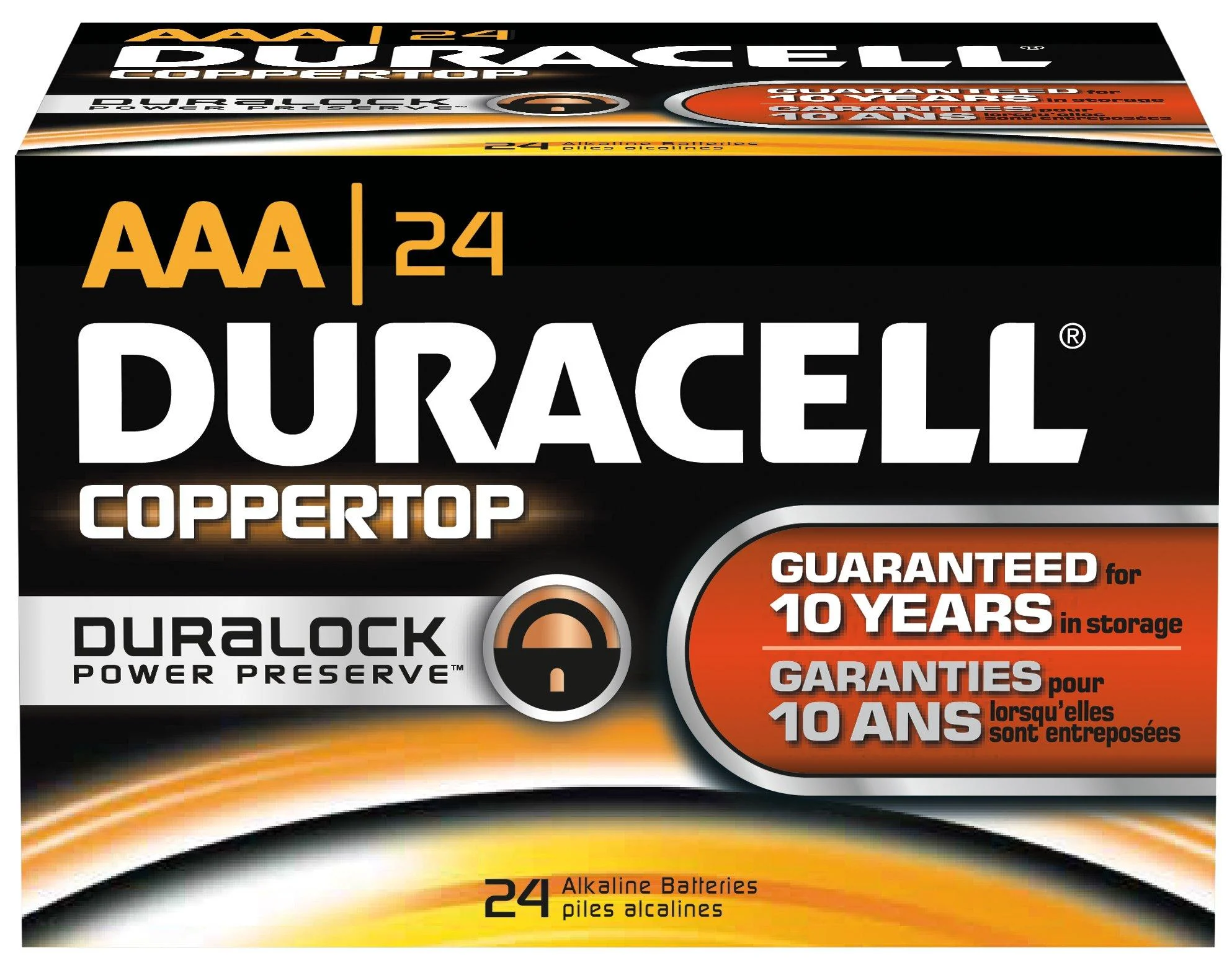 Procter & Gamble DURMN2400BKD Duracell Coppertop General Purpose Battery AAA 24 Count