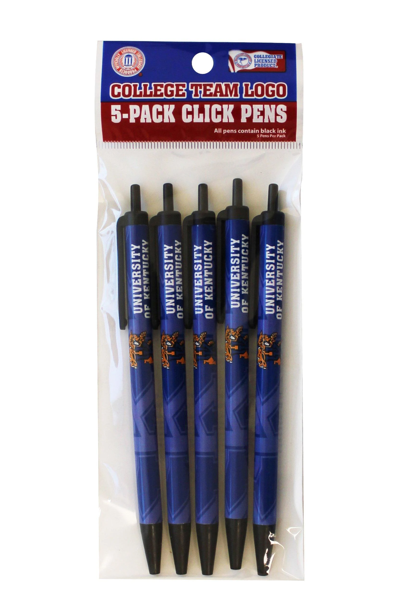 NCAA Kentucky Wildcats Disposable Click Pens - Pro Specialties Group