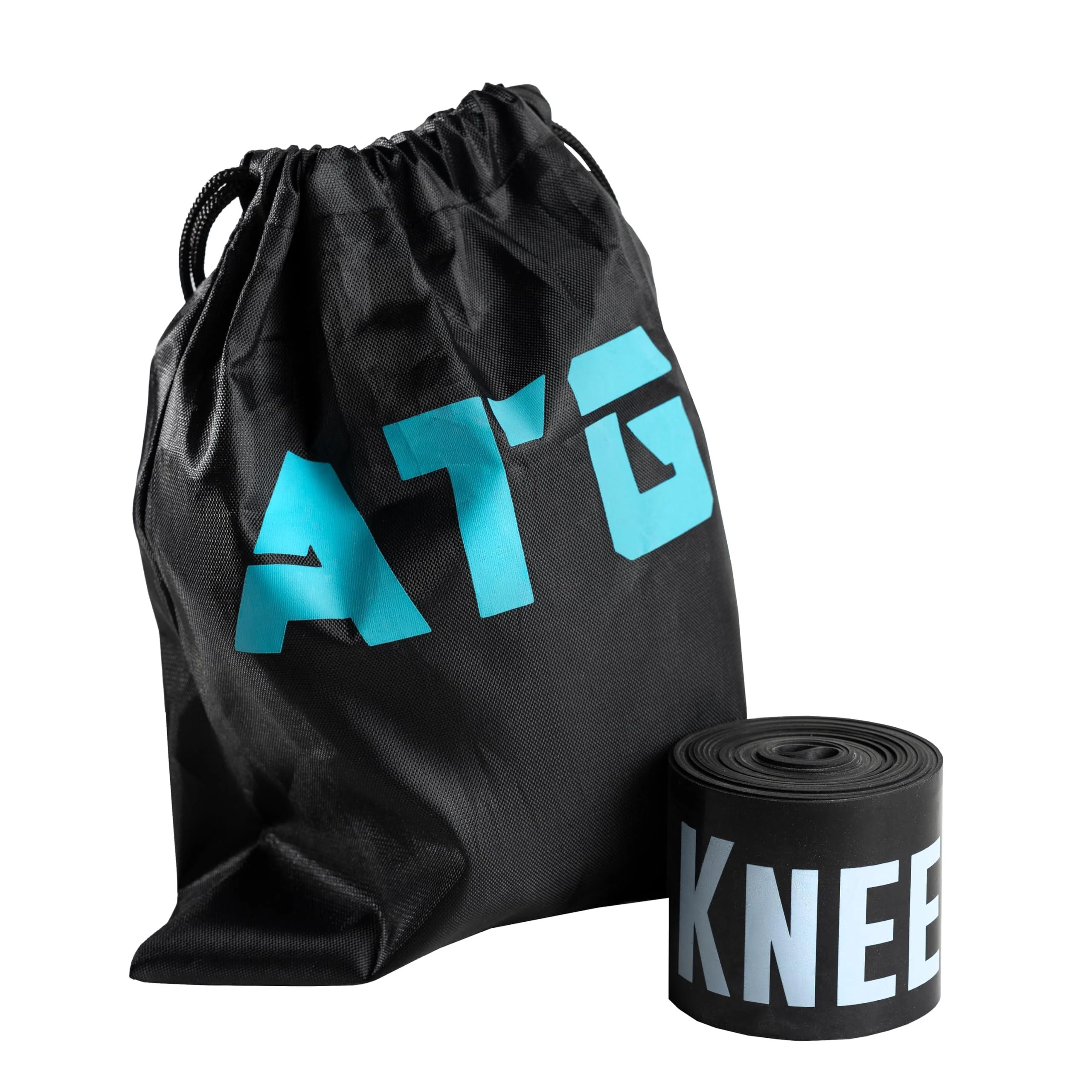 Knees Over Toes Guy + ATG Floss Bands (Black Small) Workout & Stretch Bands - Mobility & Recovery Bands - Increasing Circulation & Reducing Soreness